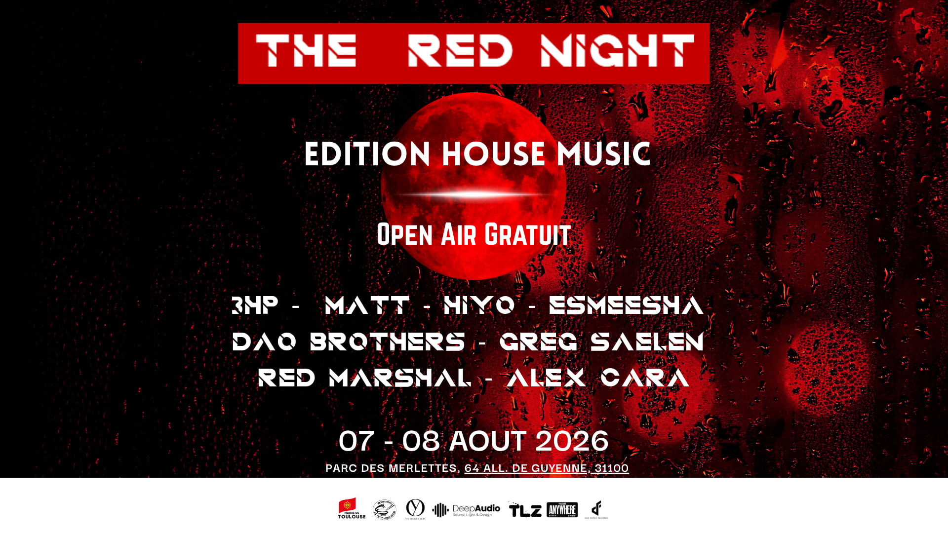 🔴 The Red Night – Open Air Gratuit 2026 🔴