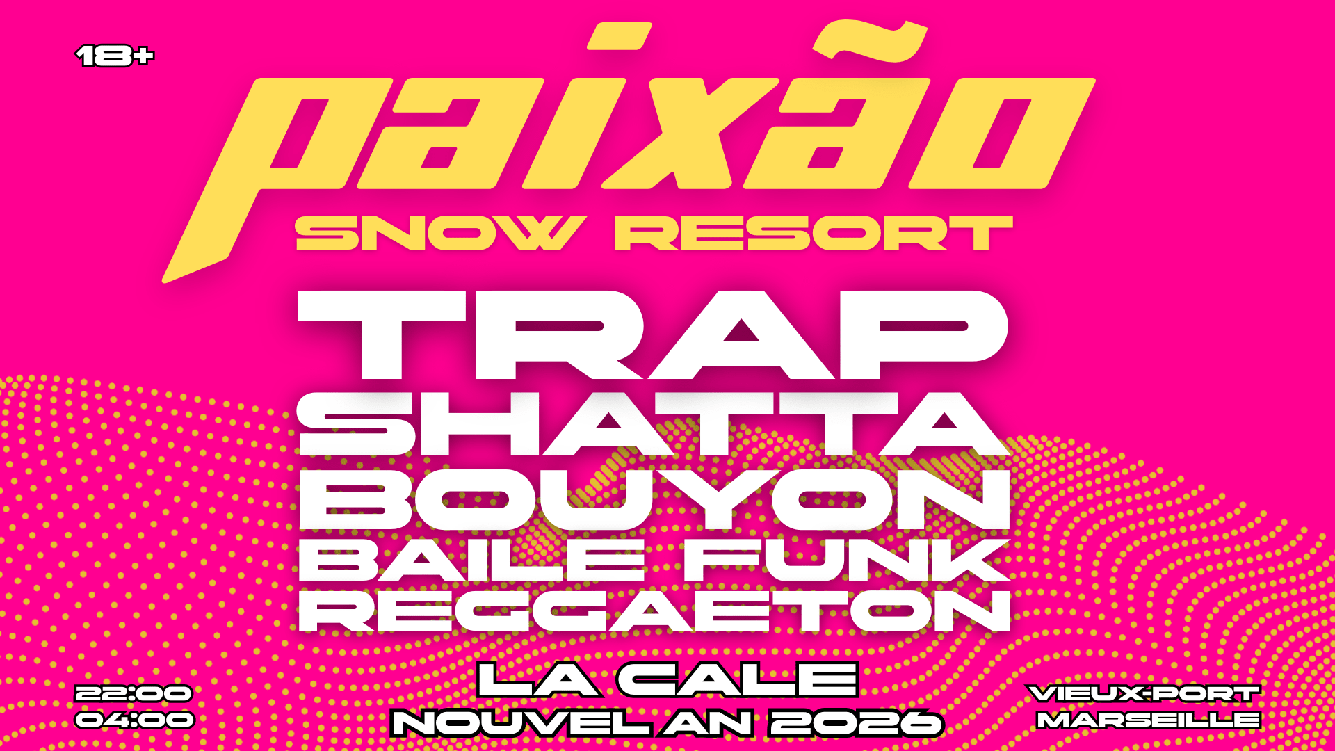 Nouvel An Paixao X La Cale Snow Resort
