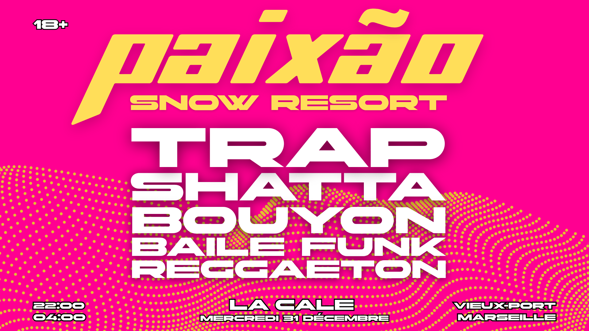 Nouvel An Paixao X La Cale Snow Resort