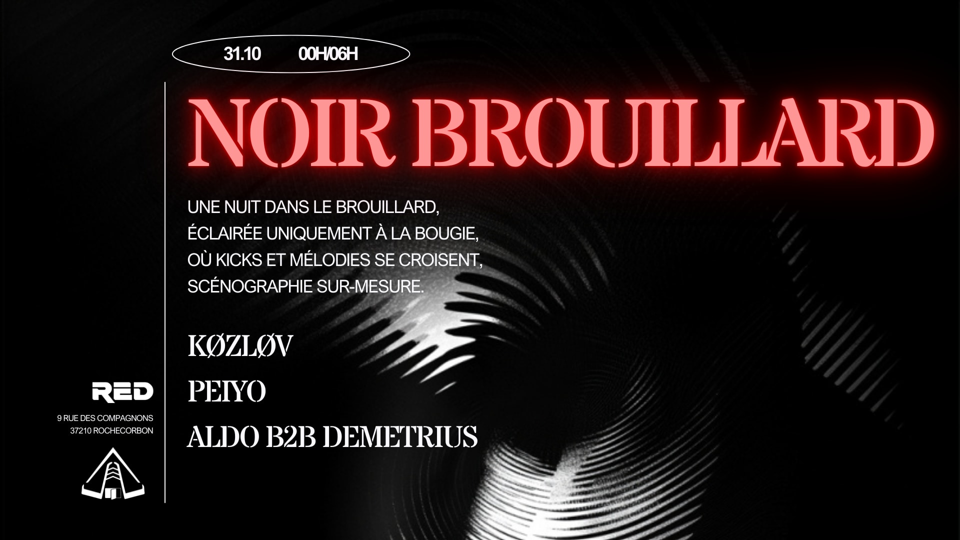Noir Brouillard : Køzløv, Peiyo, Aldo, Demetrius
