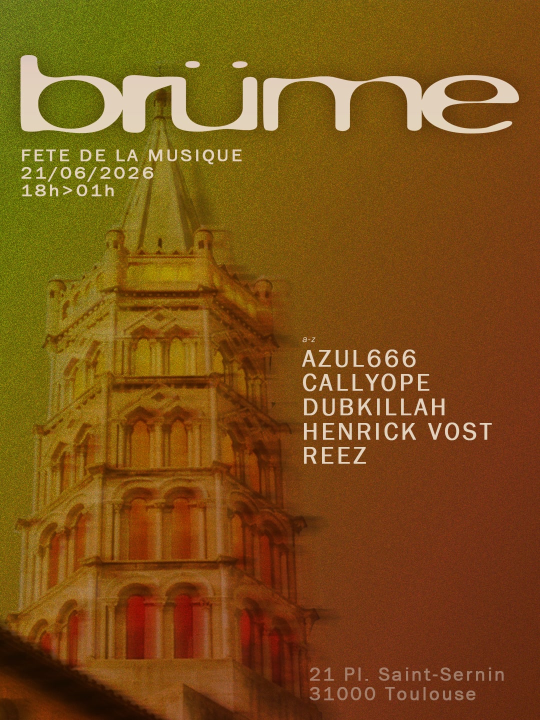 Brüme : Fête De La Musique 2026