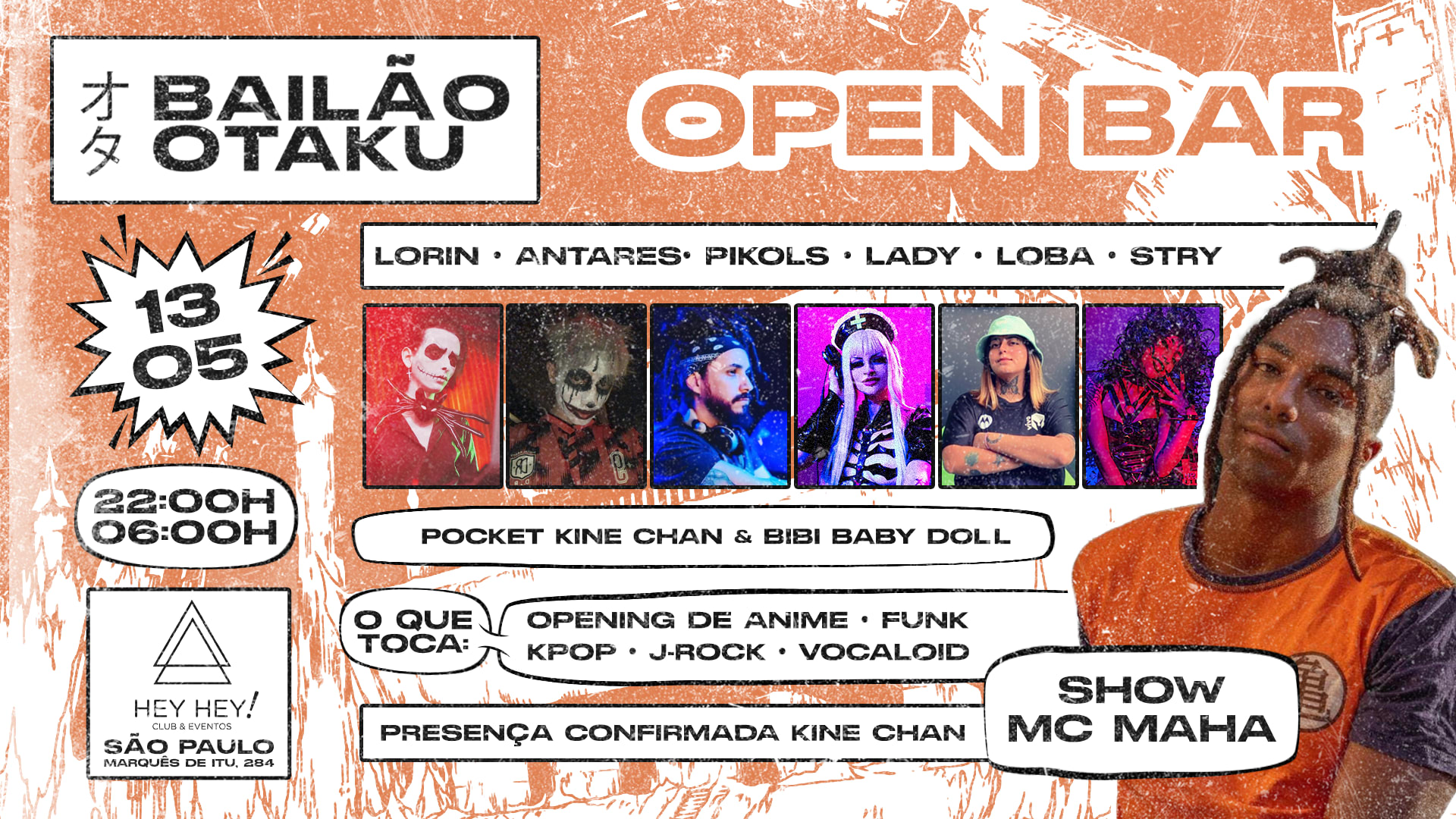 Bailão Otaku - Com MC Maha & Ws No Beat Open Bar