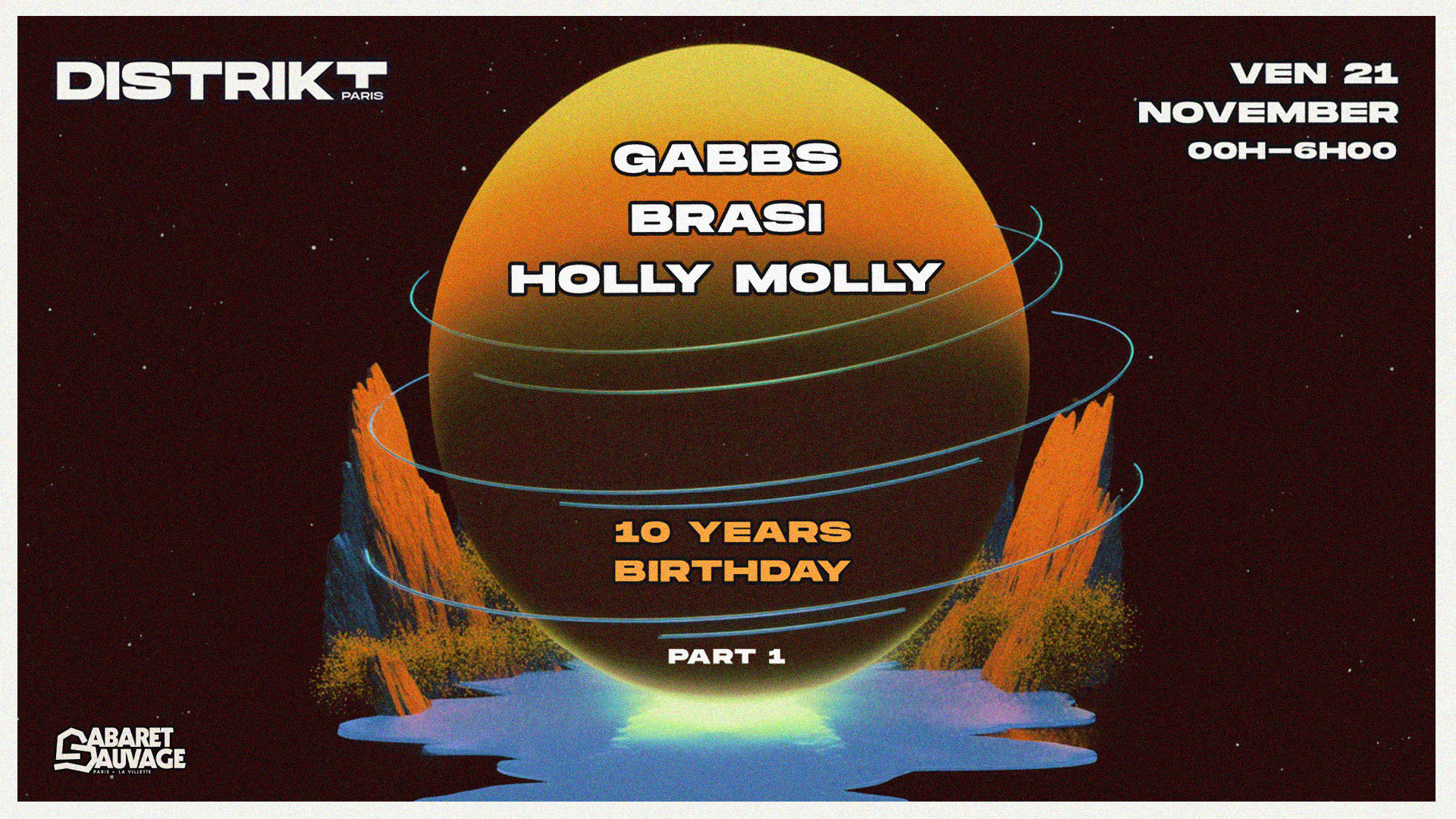 Distrikt Paris 10yrs Birthday W/ Gabbs, Brasi & Holly Molly