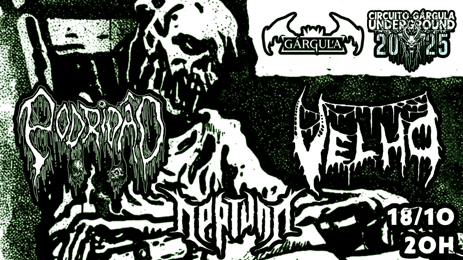 Circuito Gárgula Underground - Podridão, Velho E Neptunn