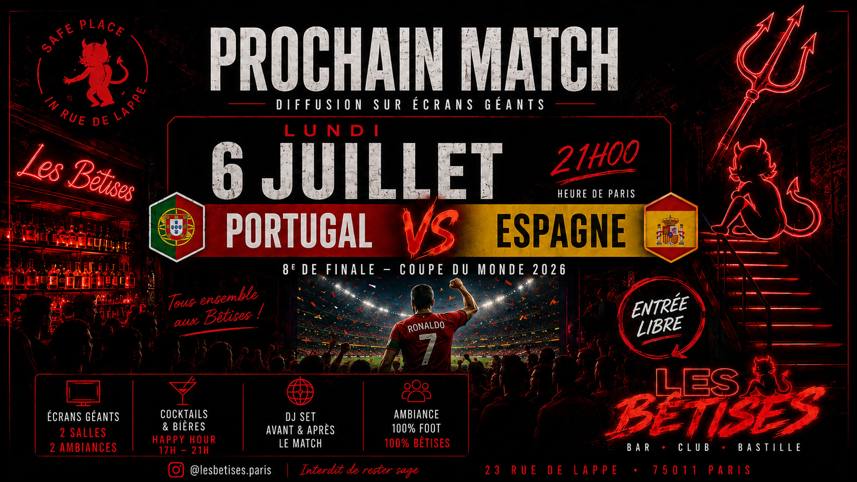 Portugal Vs Espagne - Coupe Du Monde 2026 @Les Bêtis…