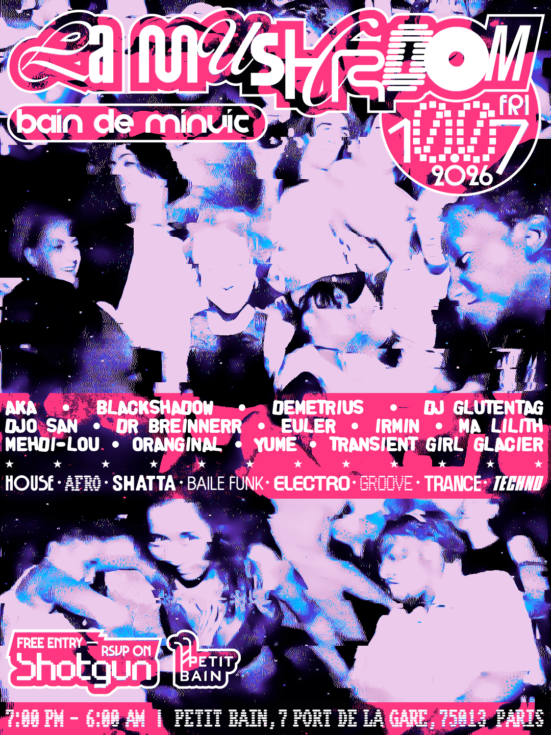 Bain De Minuit : La Mushroom