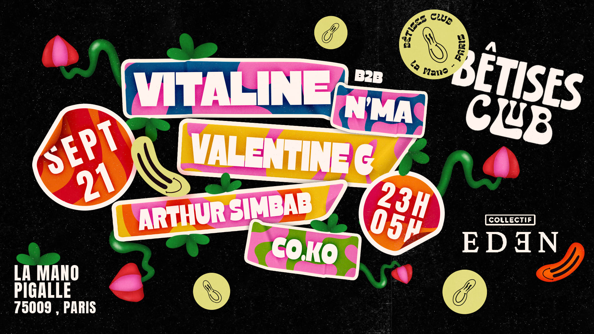 Bêtises Club : Vitaline, Valentine G & More