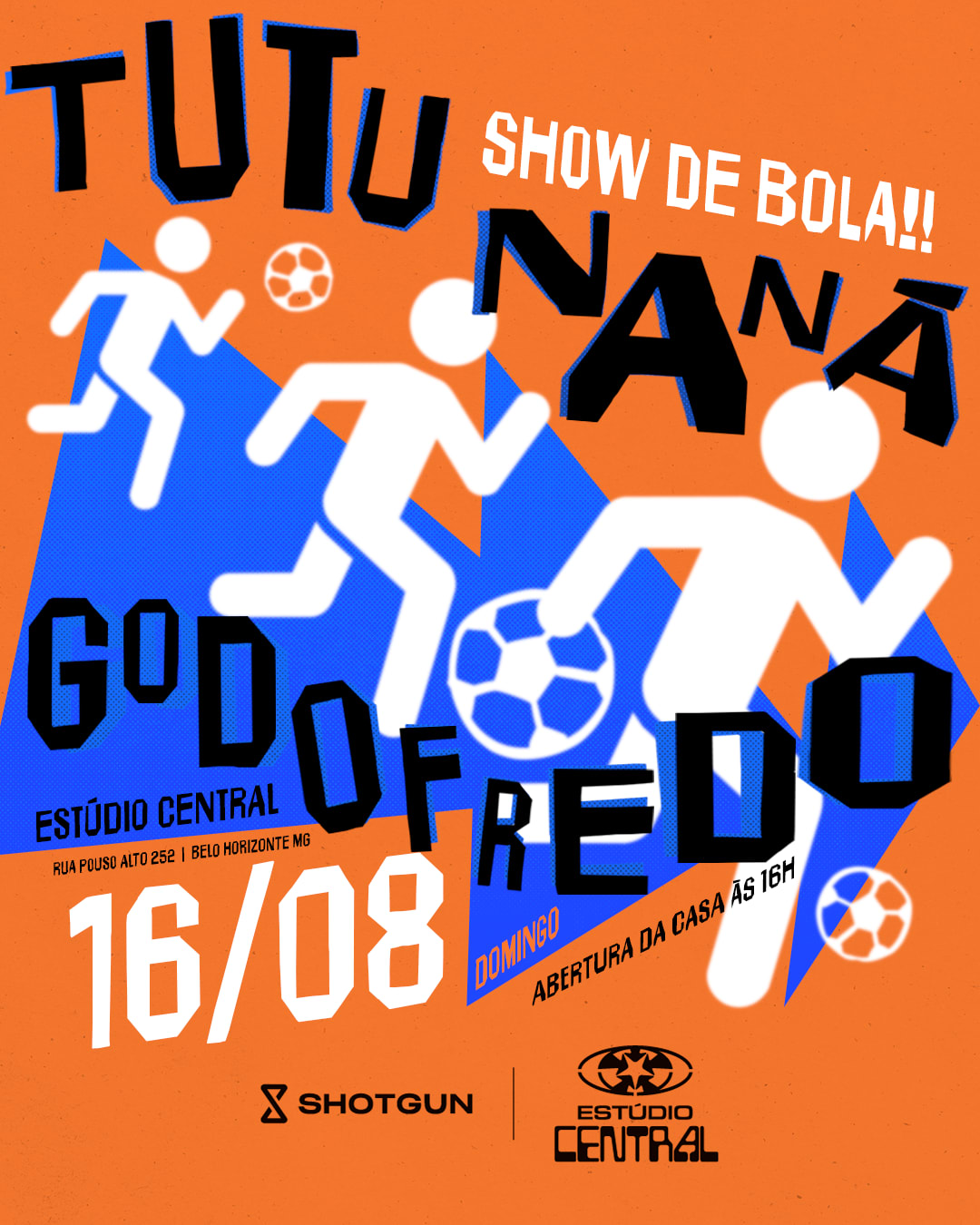 Tutu Nana E Godofredo No Estúdio Central