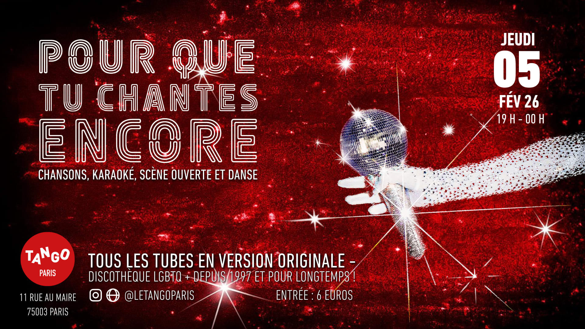 Pour Que Tu Chantes Encore