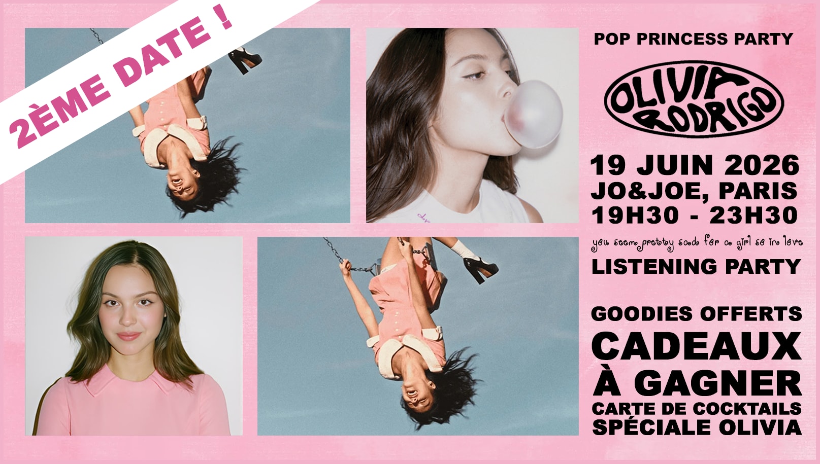 Pop Princess Party - Olivia Rodrigo Edition (2ème Date)