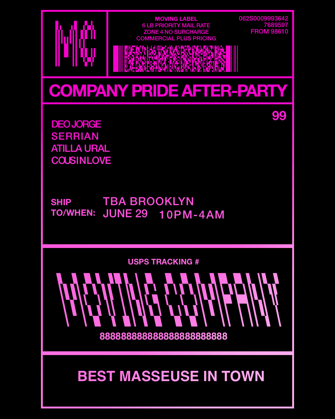 Moving Company: Company Pride After-Party