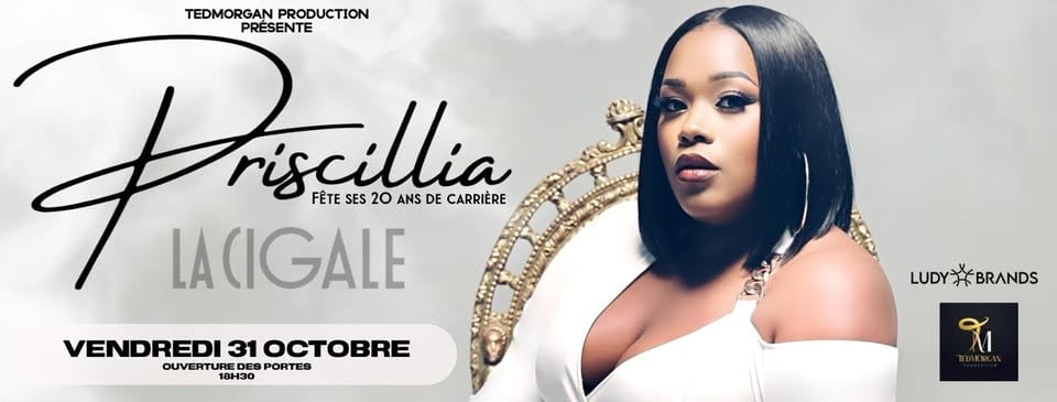 Priscillia Fête Ses 20 Ans De Carrière À La Cigale