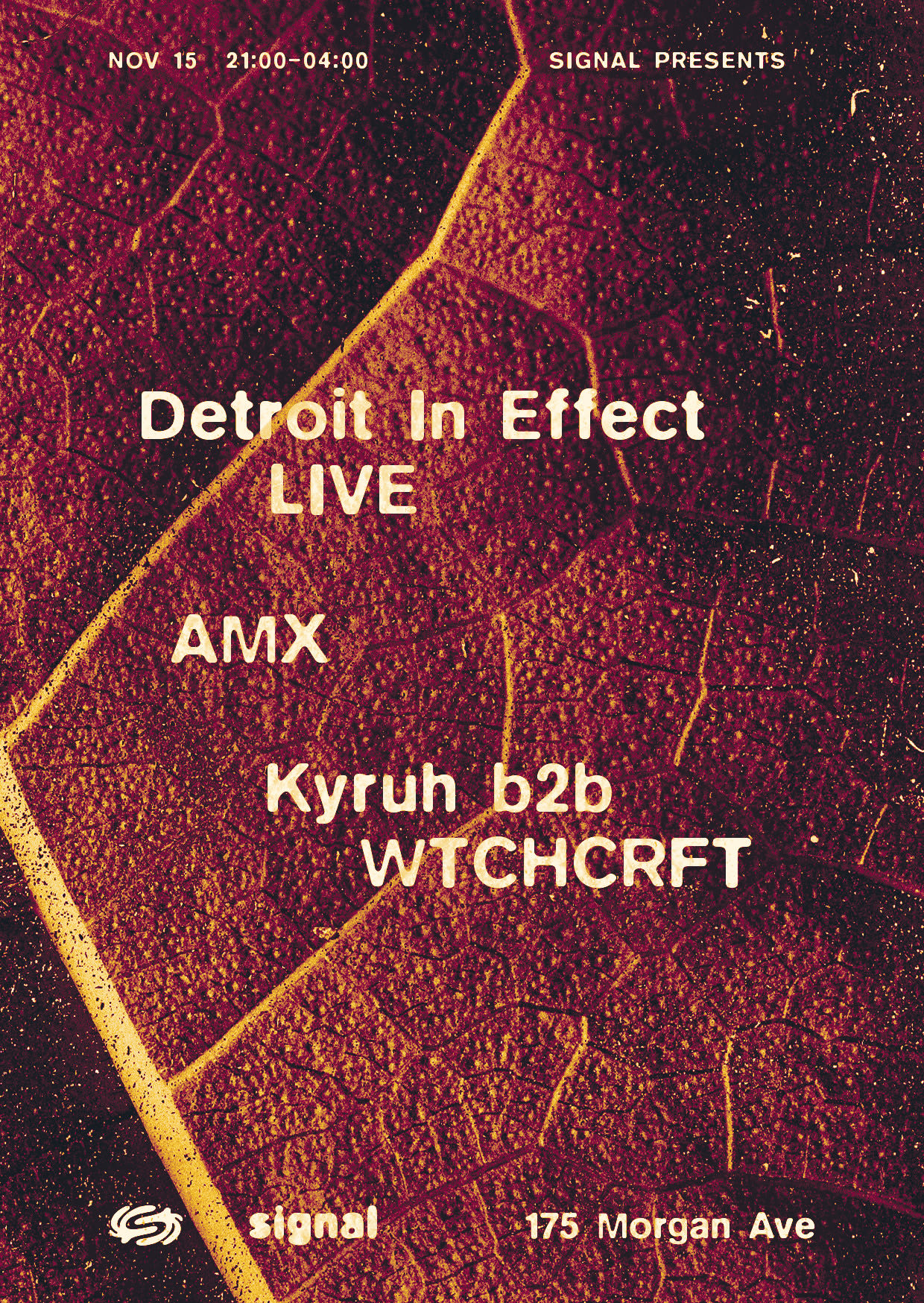 Amx, Detroit In Effect, Kyruh B2b Wtchcrft