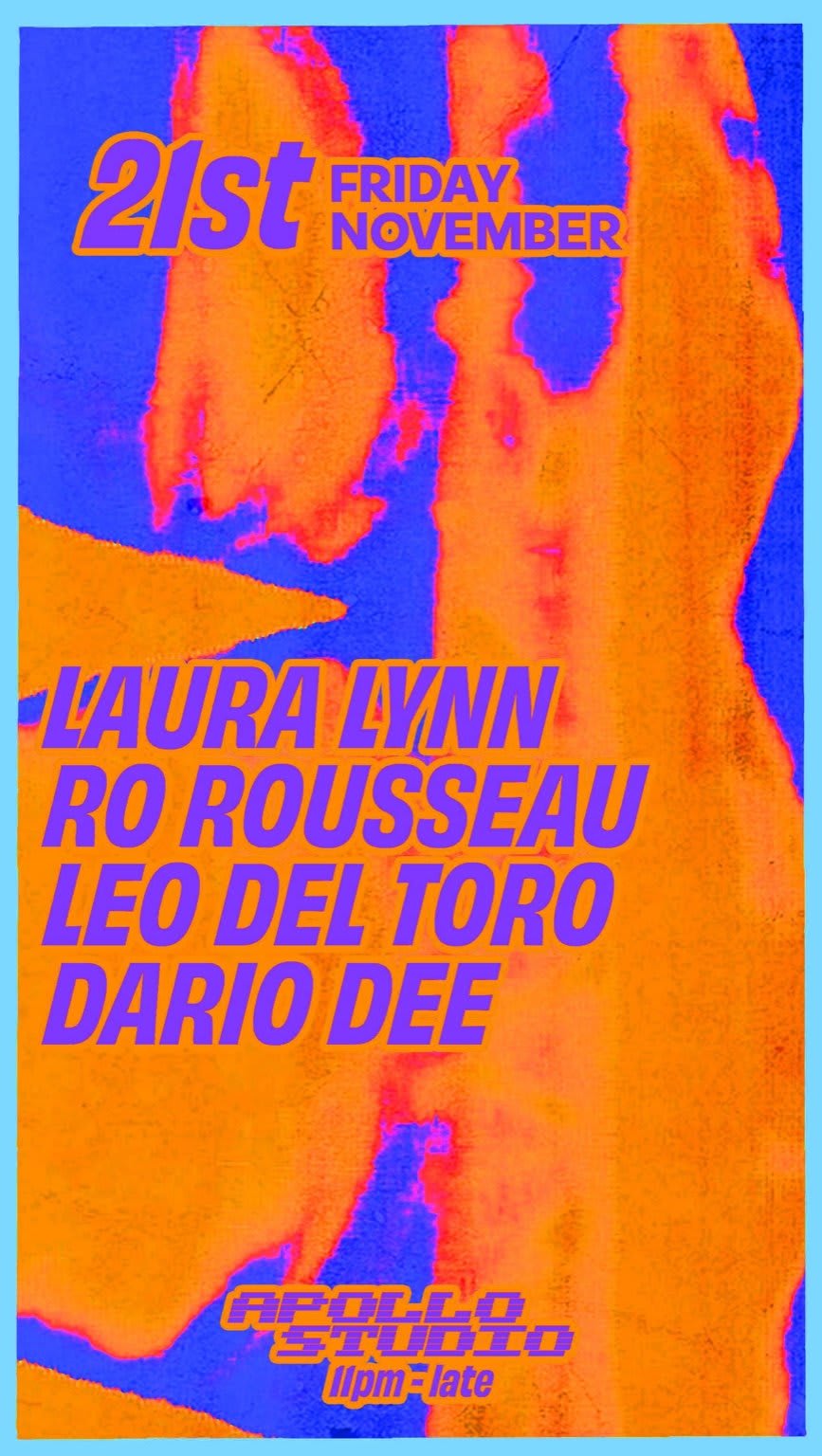 Apollo Studio W Laura Lynn, Ro Rousseau, Leo Del Toro, Dario Dee