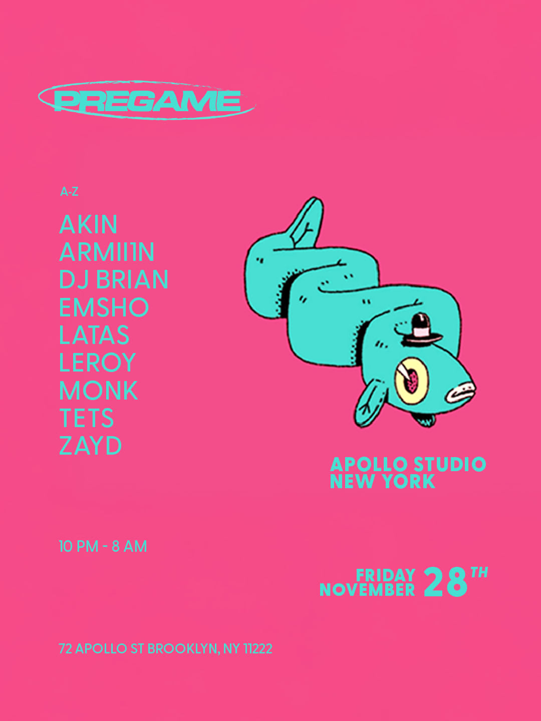 Apollo Studio Presents Pregame