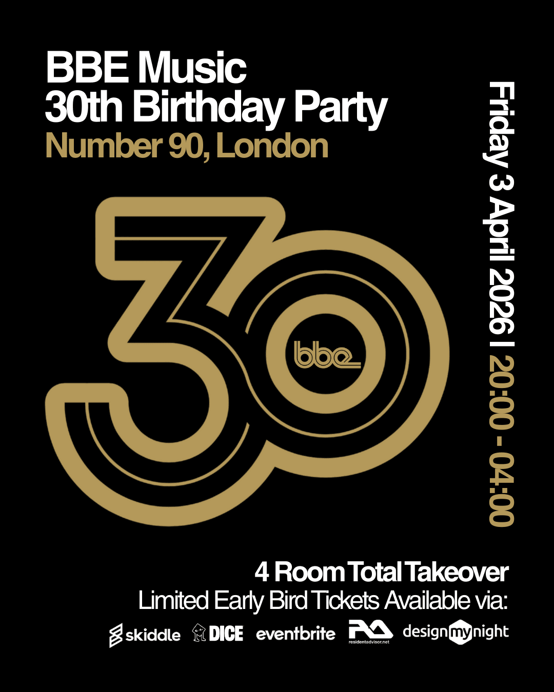 Bbe Music's 30th Birthday Party Takeover