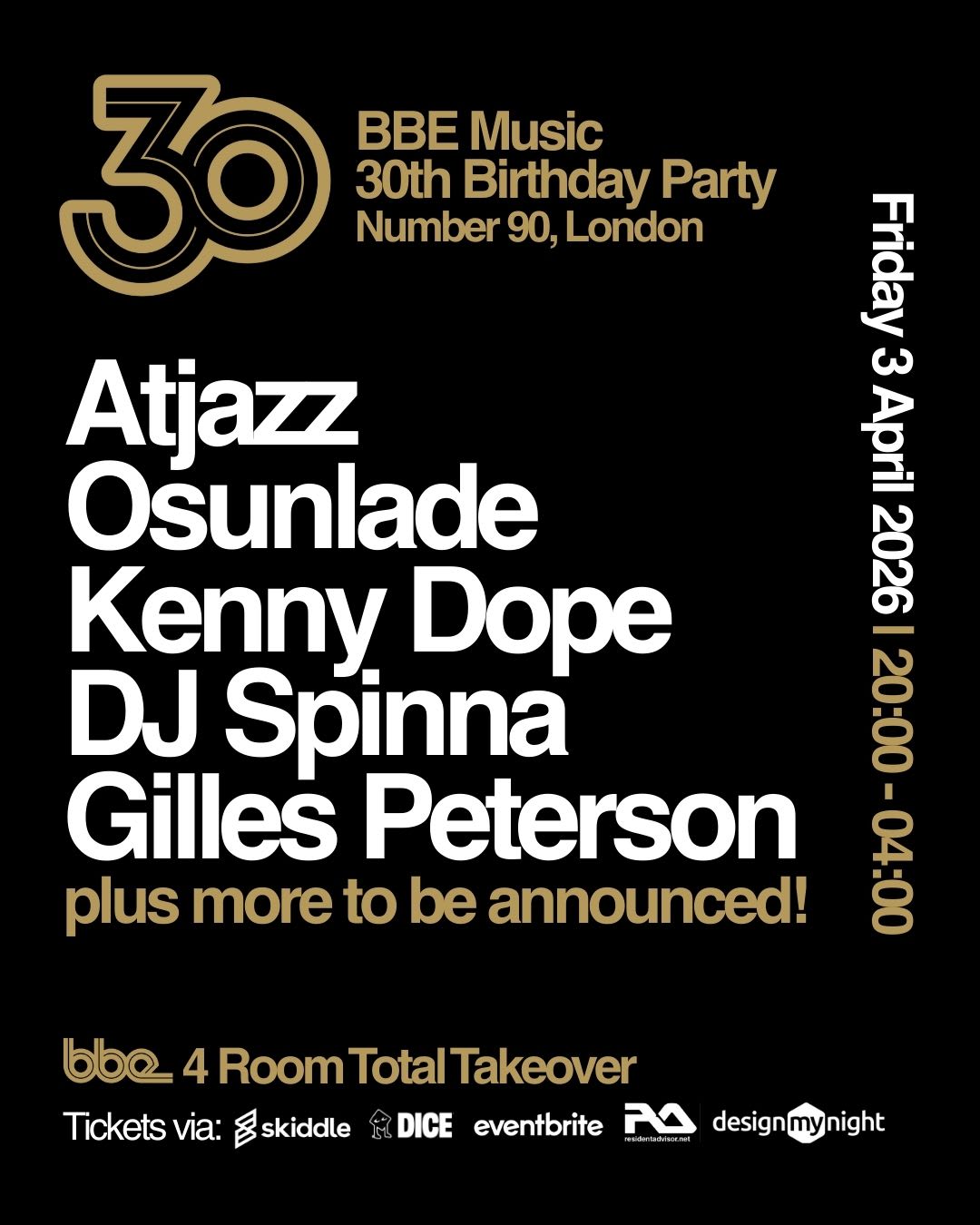 Bbe Music's 30th Birthday Party Takeover