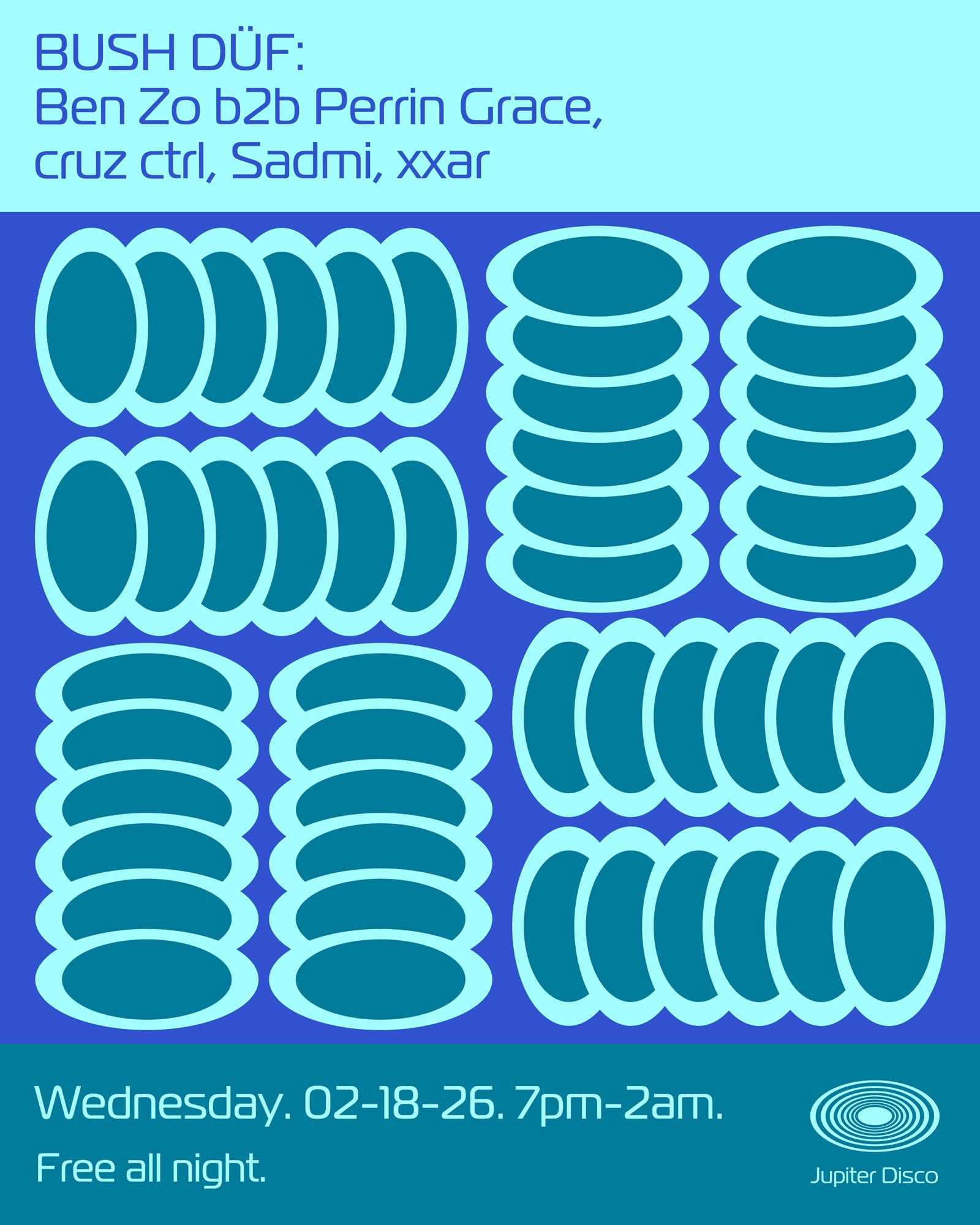 Bush Düf: Ben Zo B2b Perrin Grace, Cruz Ctrl, Sadmi, Xxar