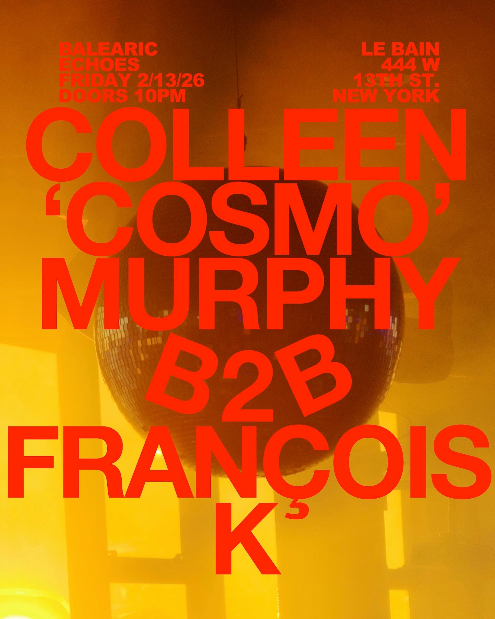   Balearic Echoes Feat Colleen Cosmo Murphy B2b François K