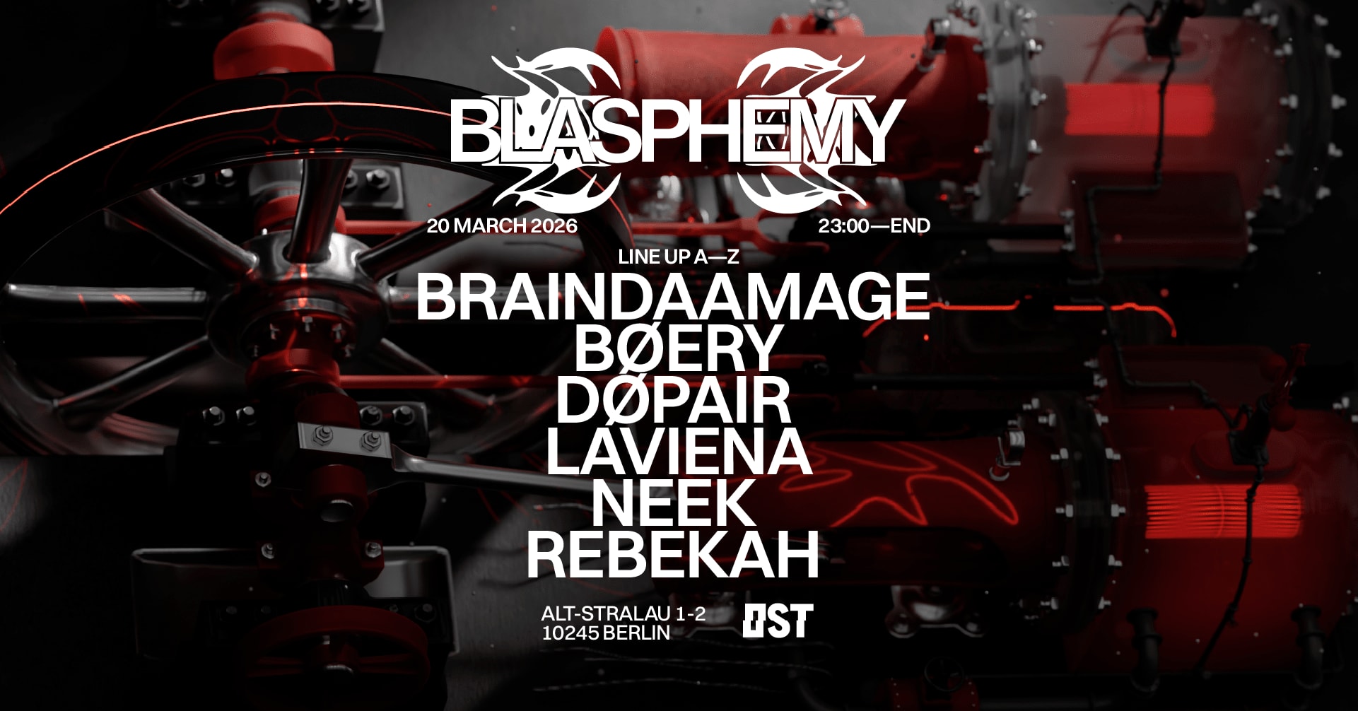 Blasphemy W. Rebekah, Neek, Bøery, Døpair