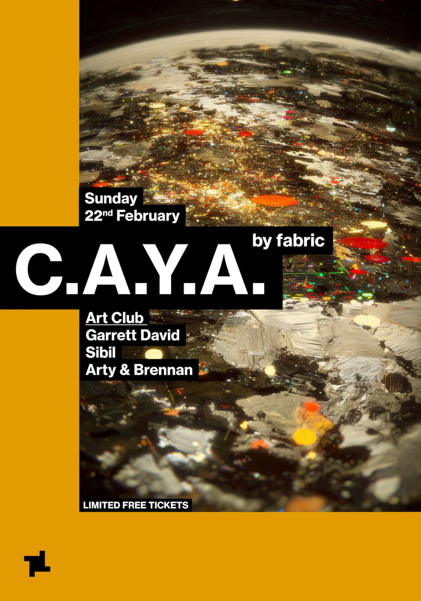 Caya By Fabric: Art Club - Garrett David, Sibil, Arty & Brennan