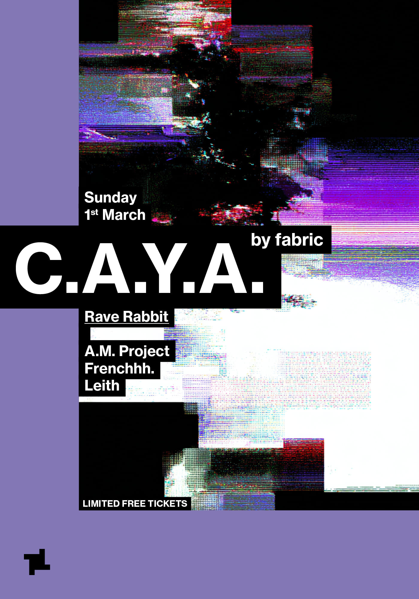 Caya By Fabric: Rave Rabbit - A.M. Project, Frenchhh, Leith