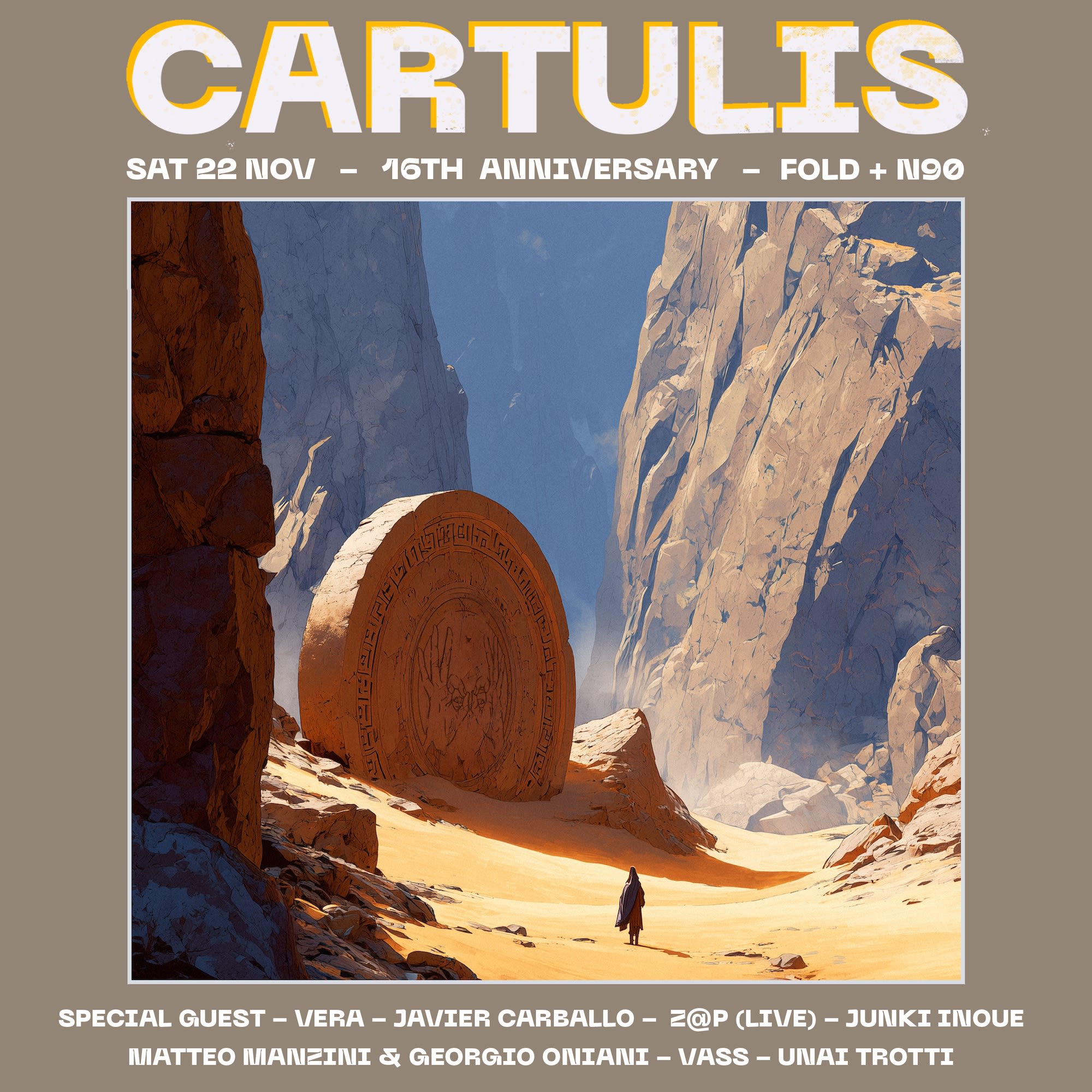 Cartulis 16th Year Anniversary