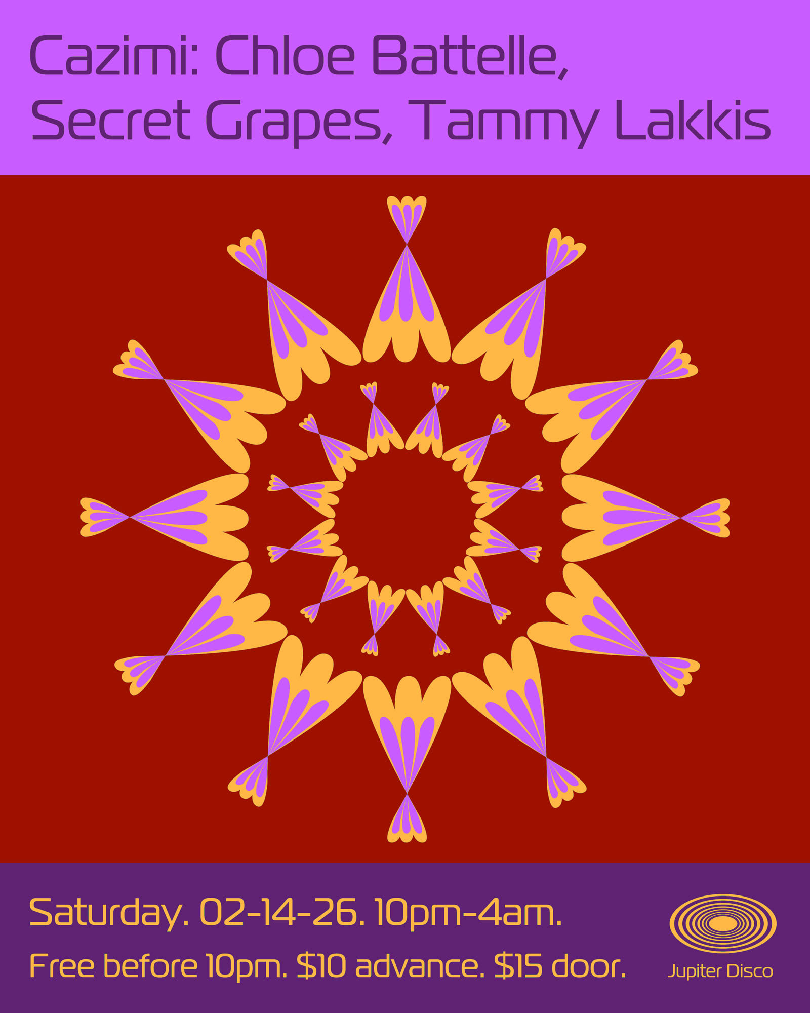 Cazimi: Chloe Battelle, Secret Grapes, Tammy Lakkis