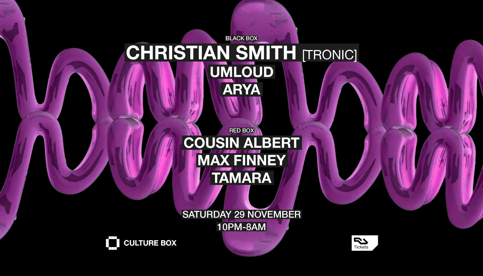 Christian Smith (Tronic) / Umloud / Arya / Cousin Albert / Max Finney / Tamara