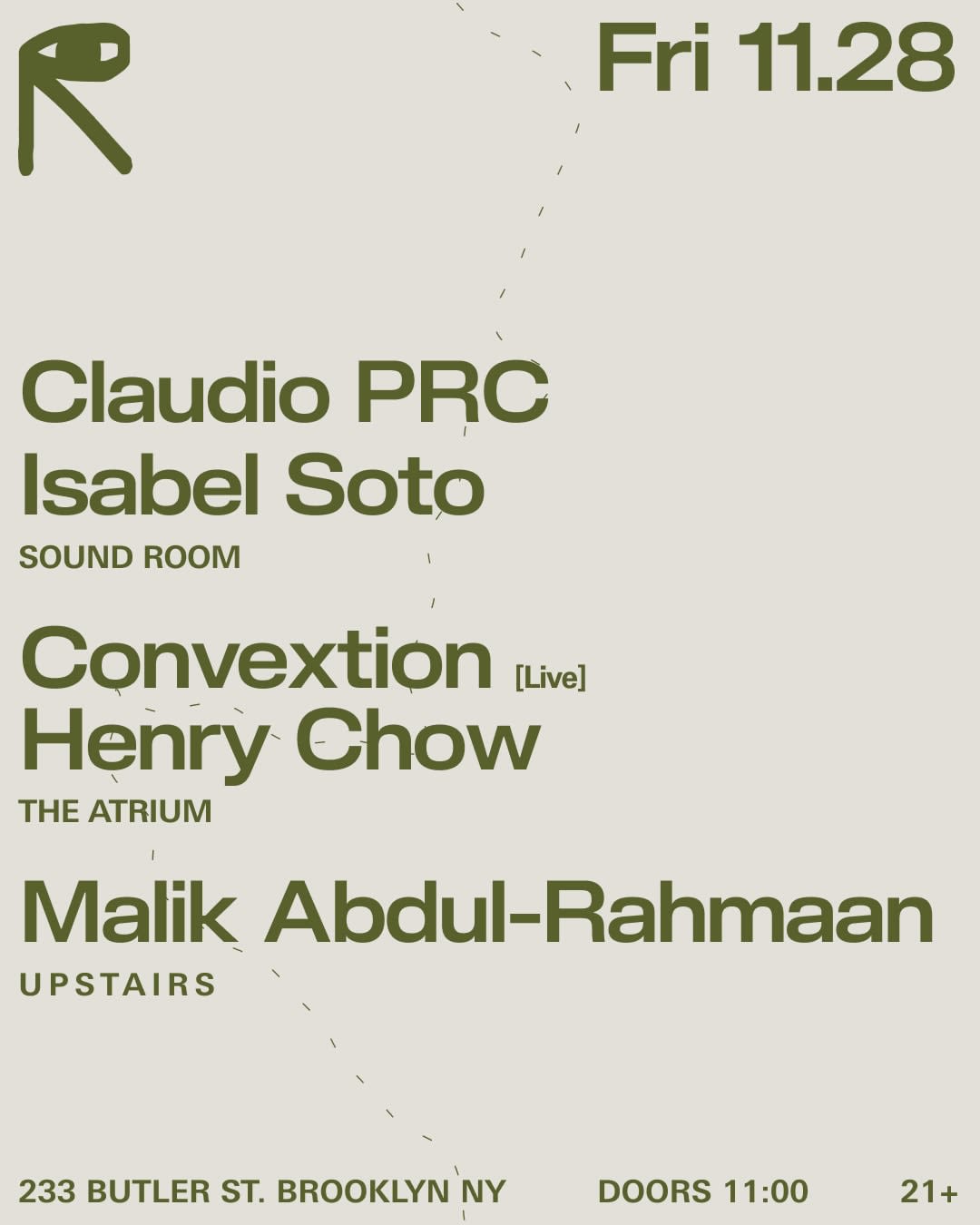 Claudio Prc + Isabel Soto / Convextion [Live] + Henry Chow / Malik Abdul-Rahmaan