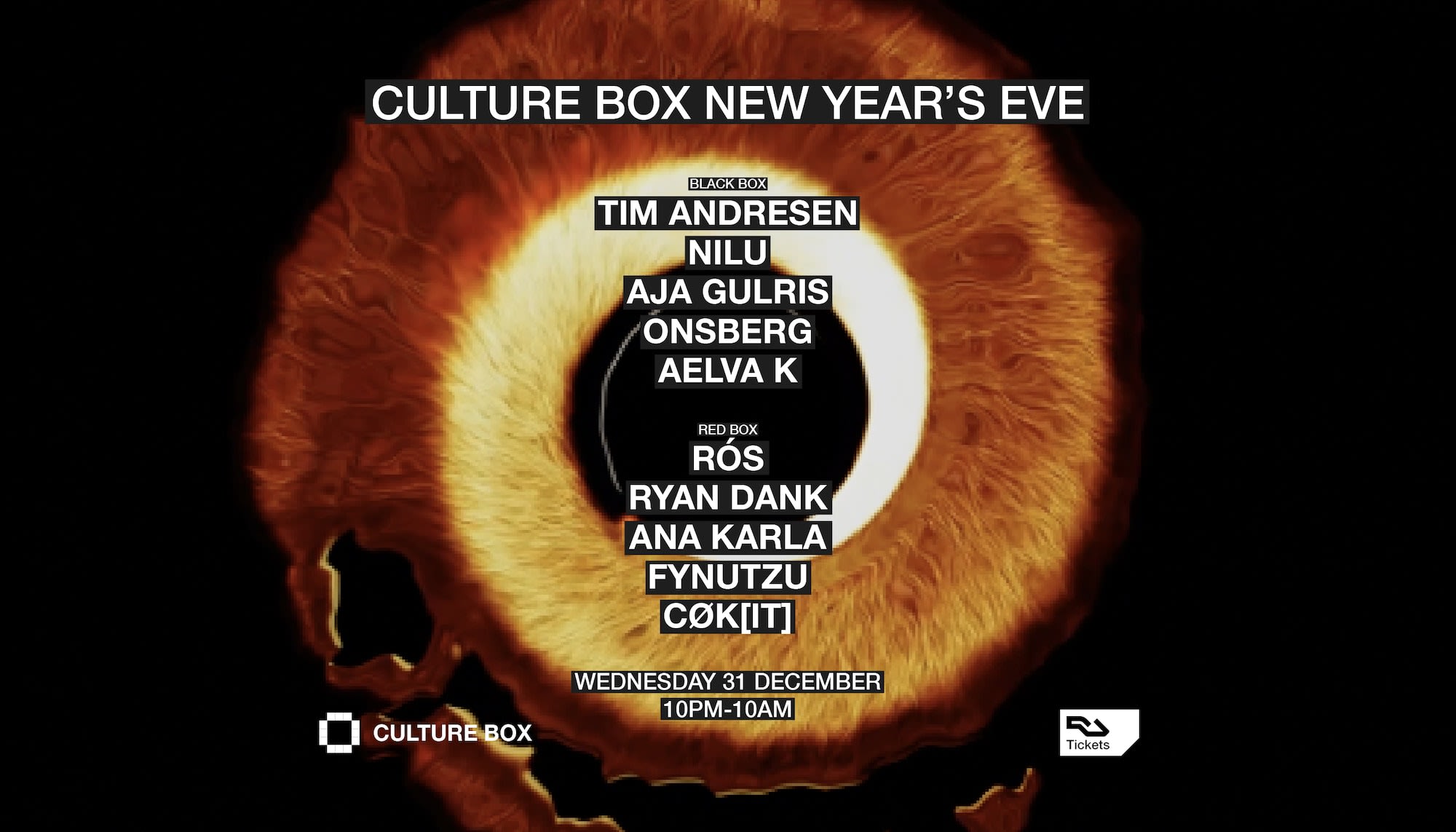 Culture Box New Year's Eve