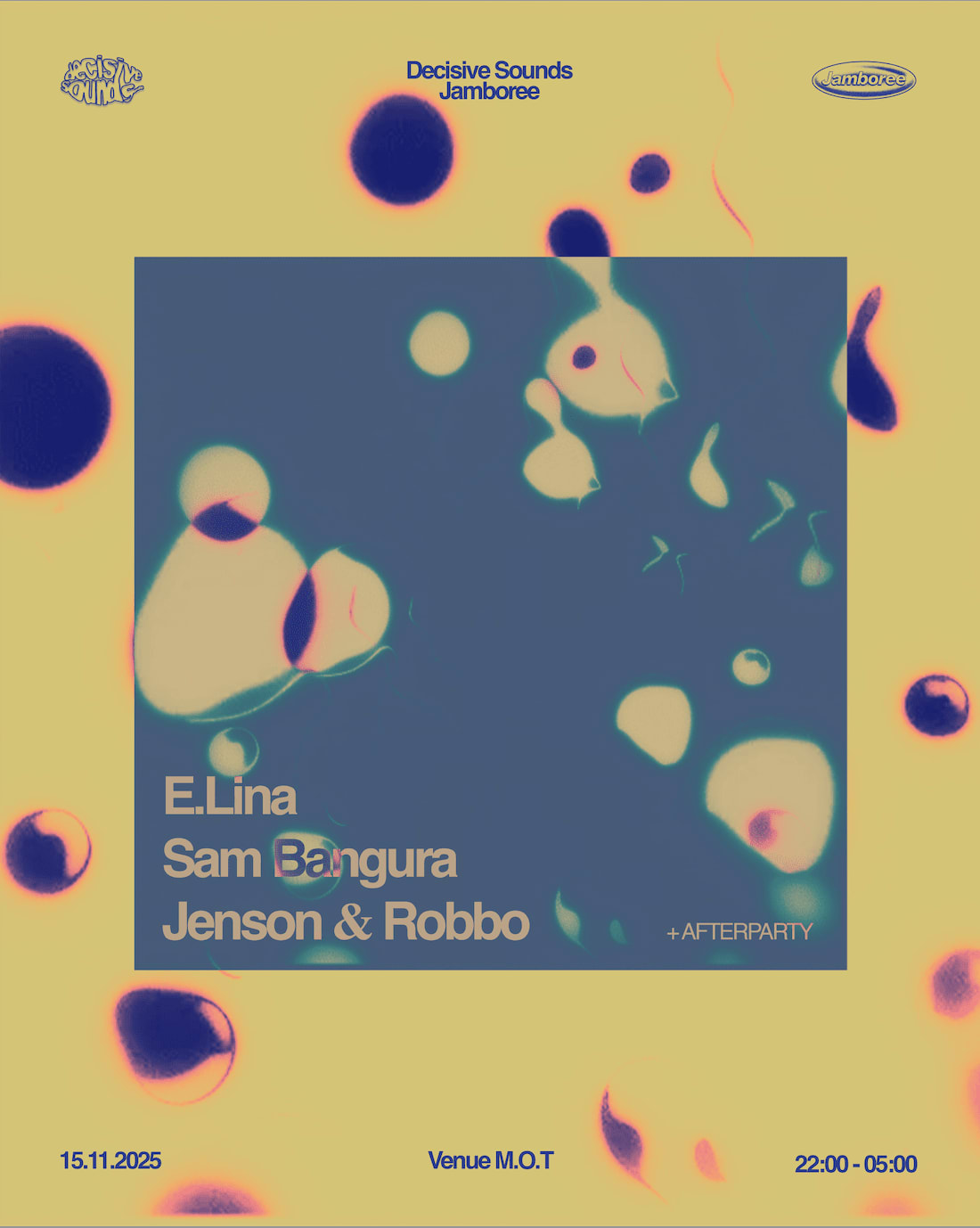 Decisive Sounds X Jamboree: W/ E.Lina, Sam Bangura + Jenson & Robbo