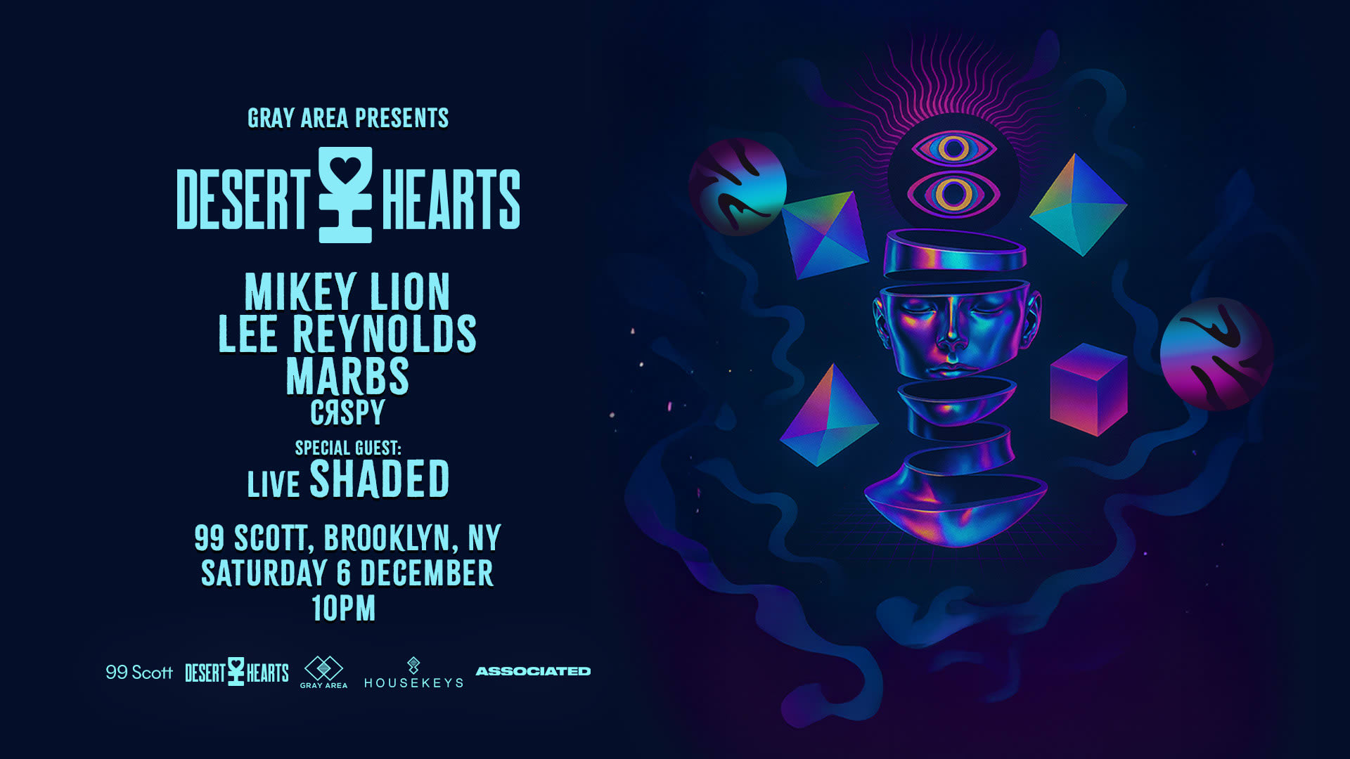 Desert Hearts: Mikey Lion, Lee Reynolds, Marbs, Shaded