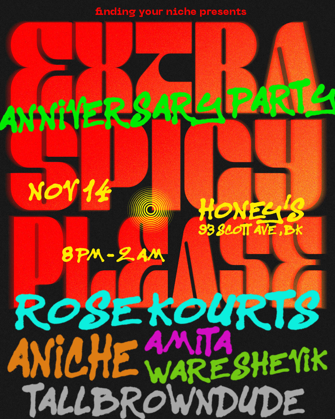 Extra Spicy Please — Anniversary Party