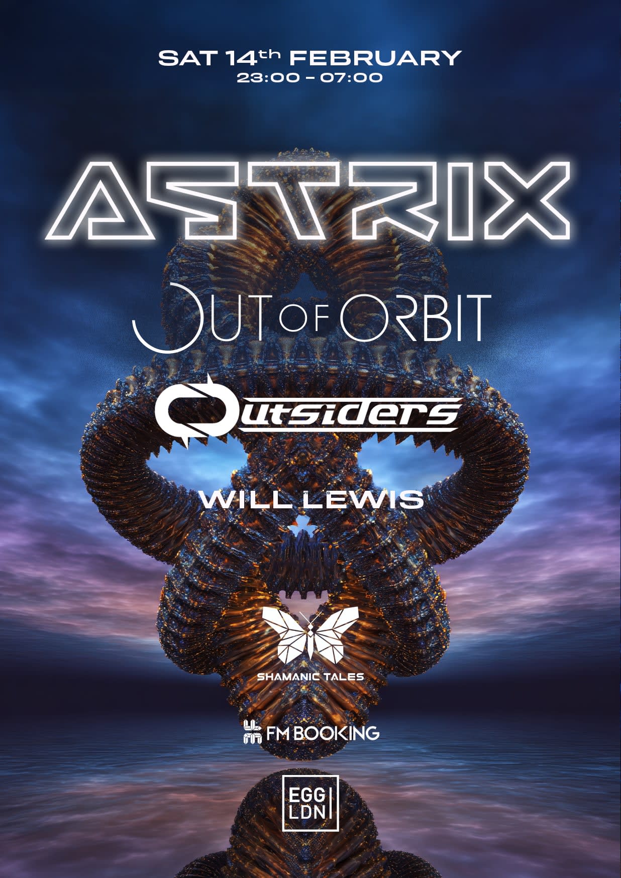 Egg Ldn Pres: Astrix, Out Of Orbit & Outsiders