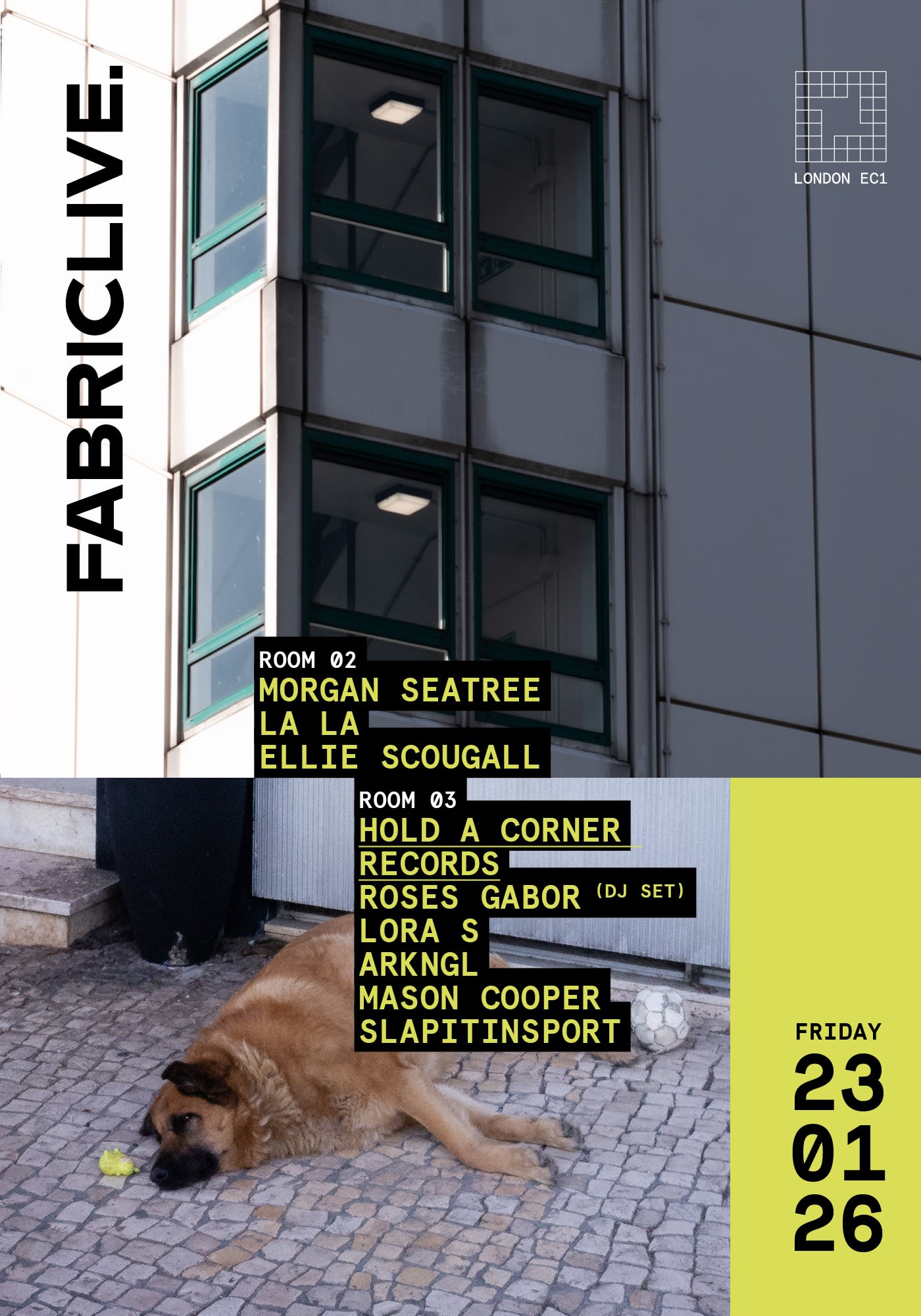 Fabriclive: Morgan Seatree, La La, Ellie Scougall, Hold A Corner Records