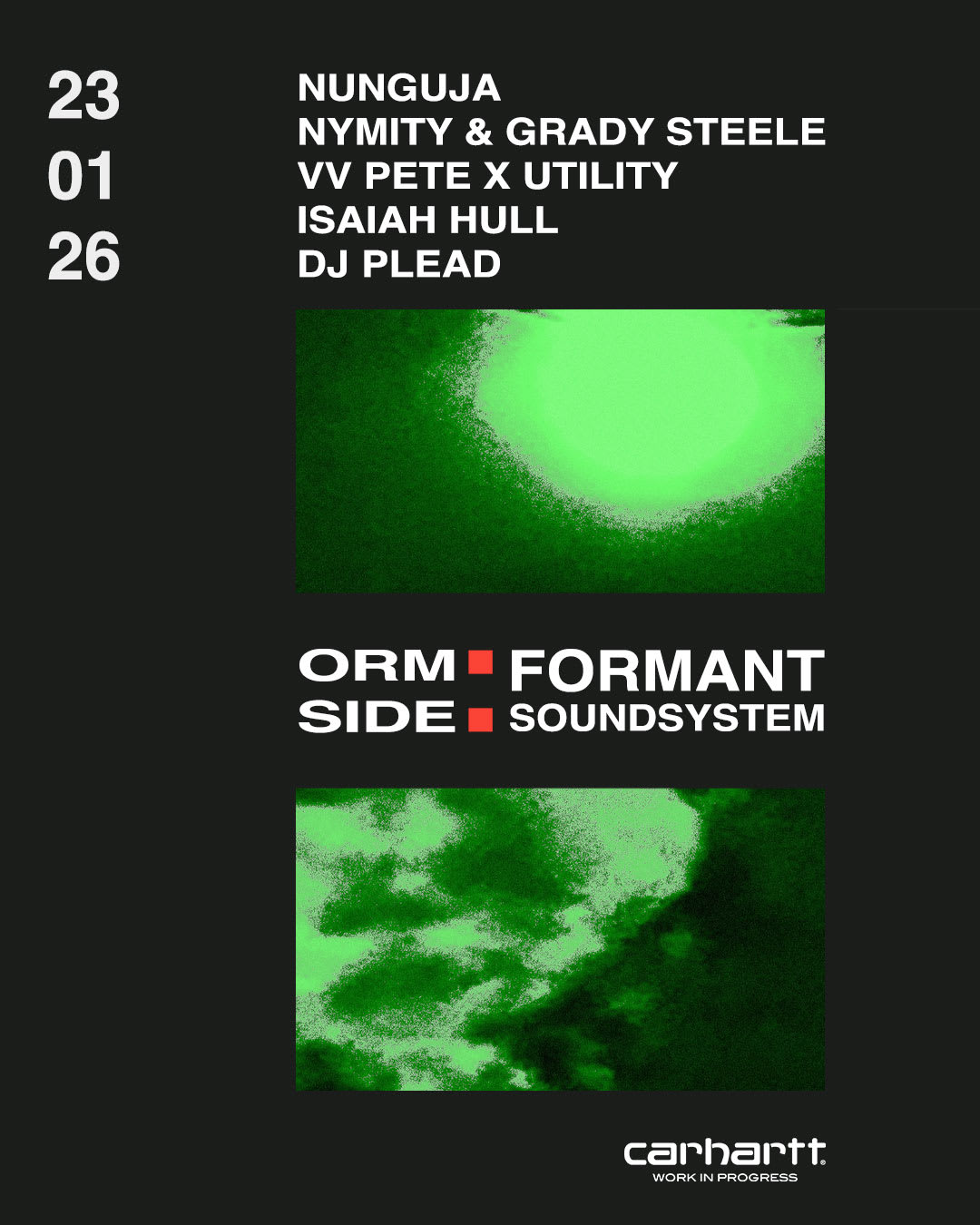 Formant X Ormside Presents: Vv Pete X Utility / Isaiah Hull / Dj Plead / Nunguja / Formant Djs