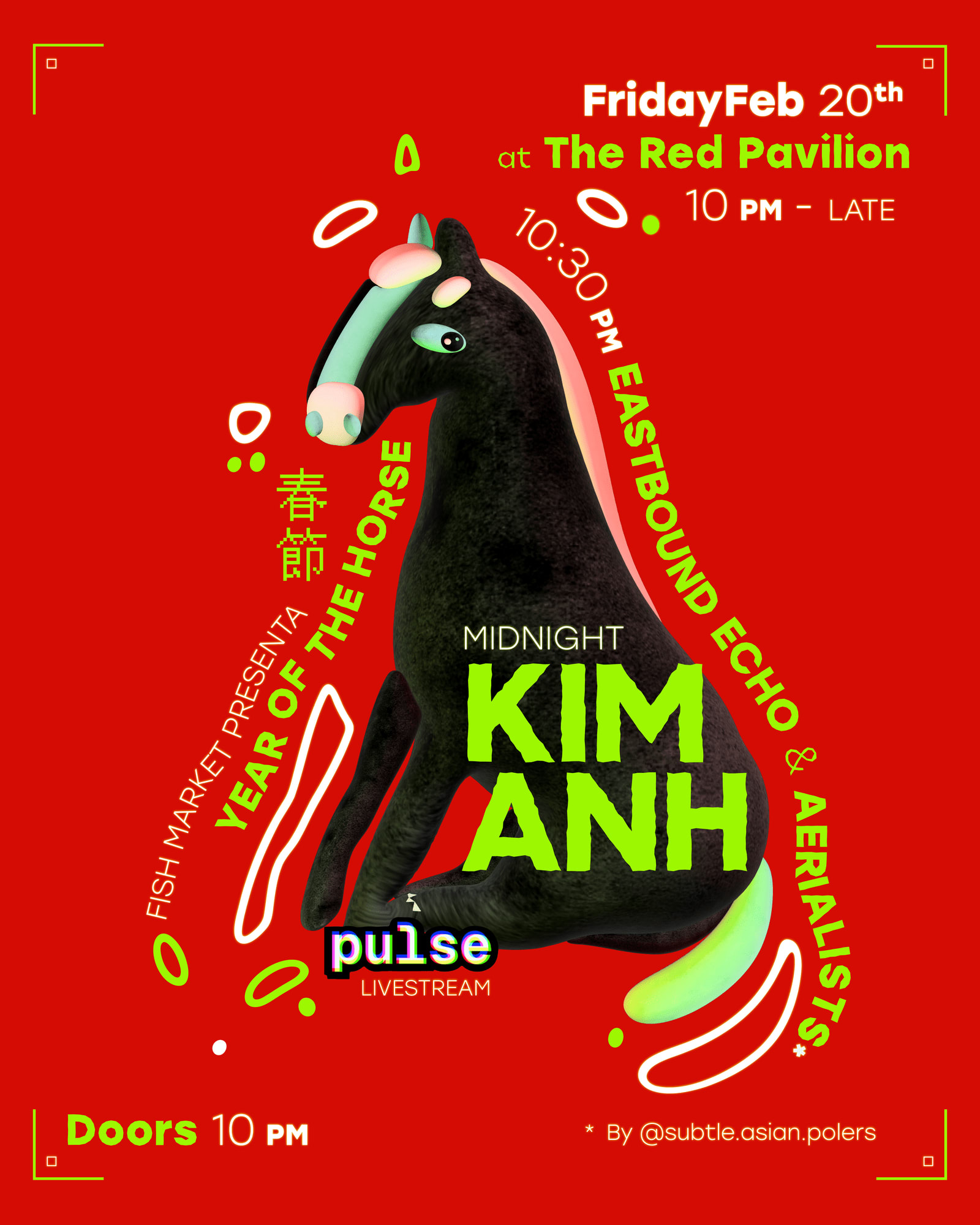 Fish Market Presenta: Year Of The Horse W/ Kim Anh