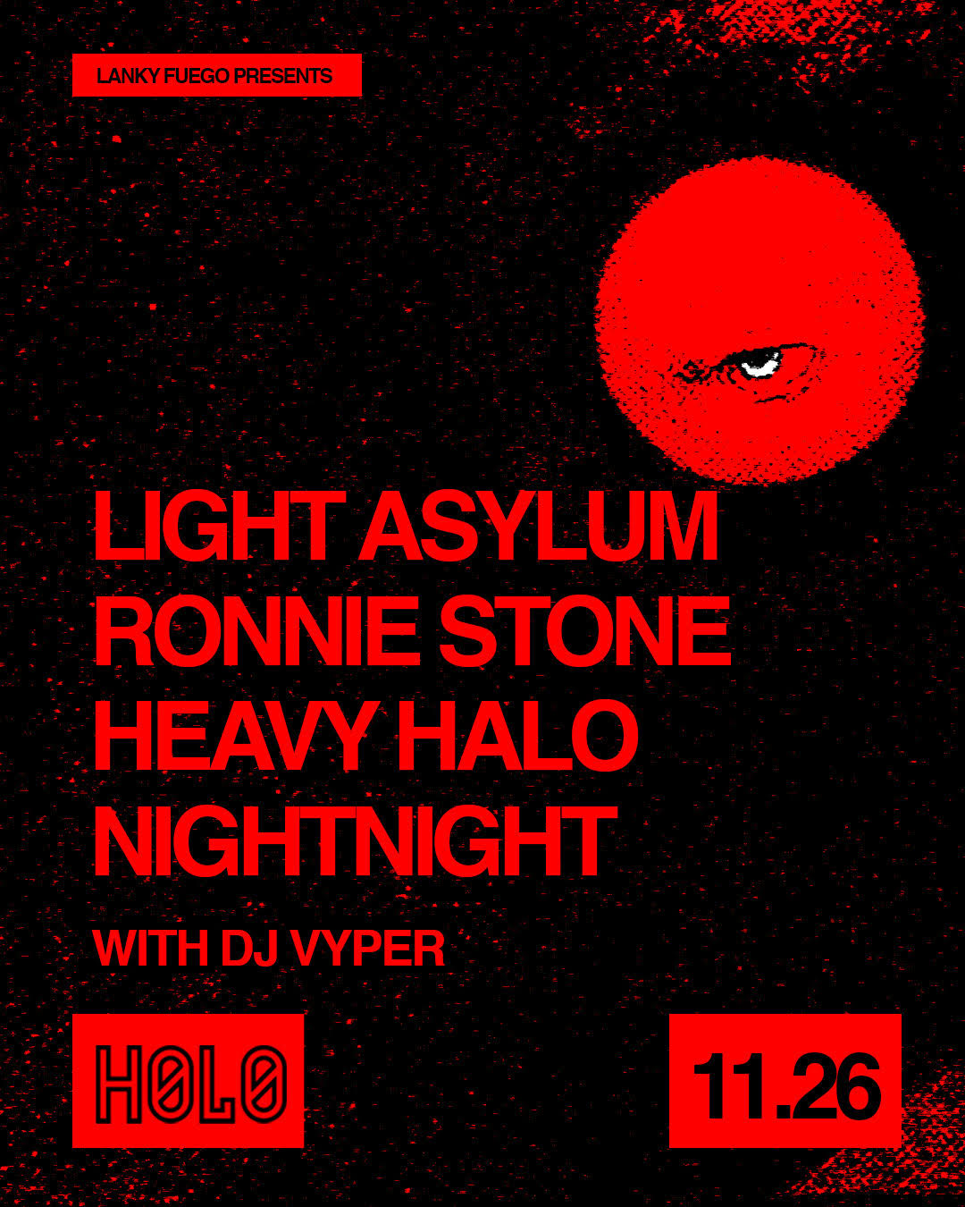 Gosthsgiving With Ronnie Stone, Light Asylum, Heavy Halo, Nightnight And Dj Vyper