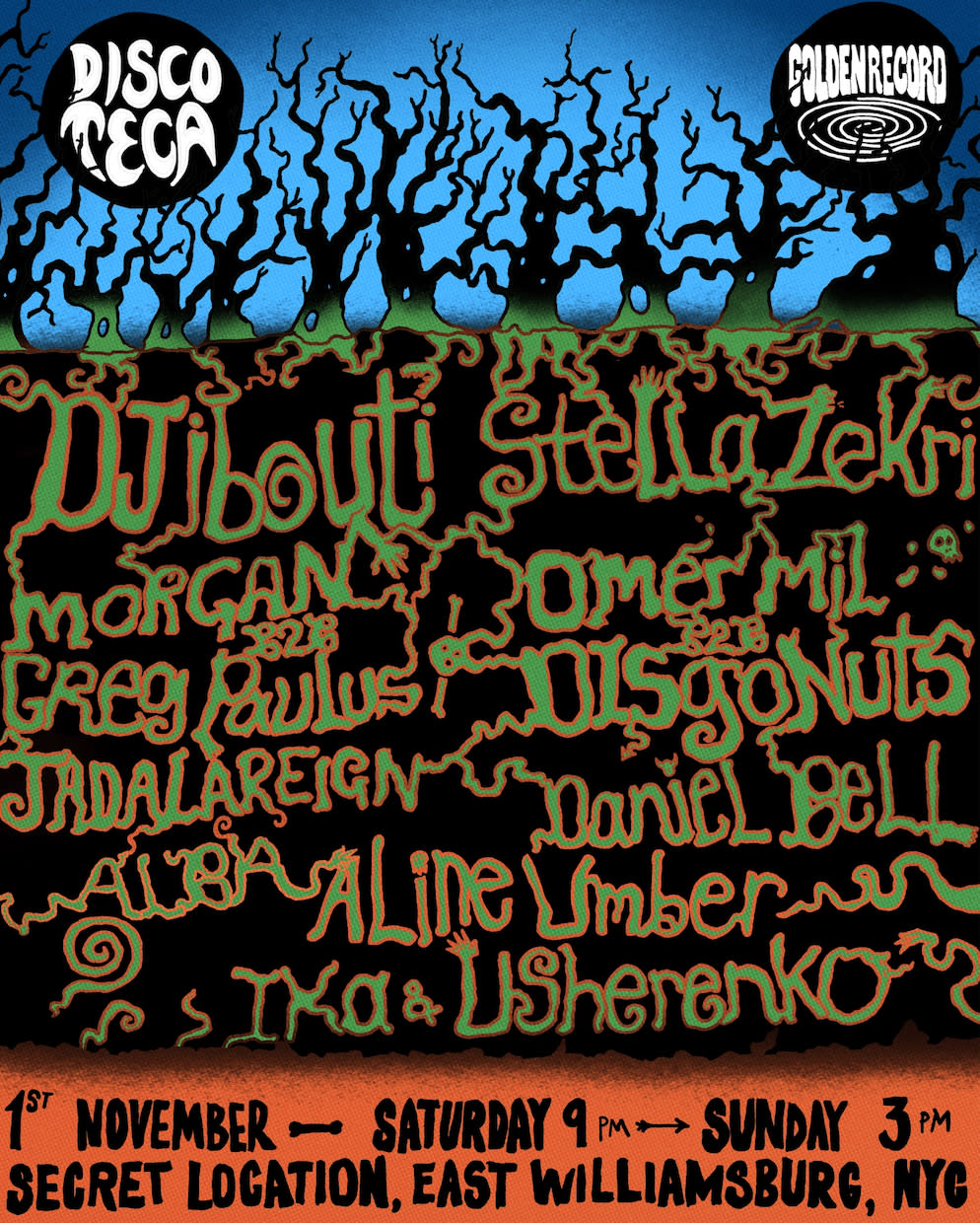 Golden Record Nyc X Discoteca Halloween