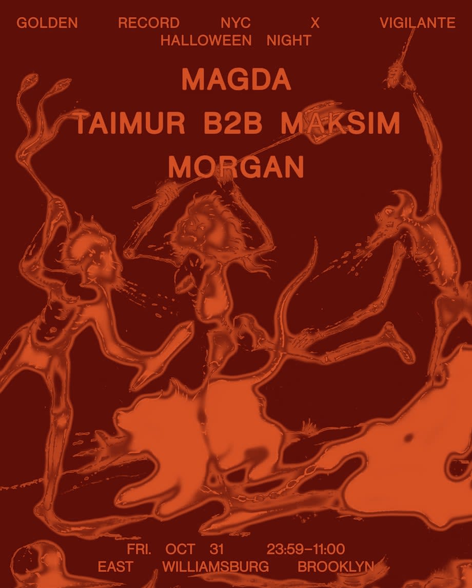 Golden Record Nyc X Vigilante Present Magda, Taimur B2b Maksim, Morgan