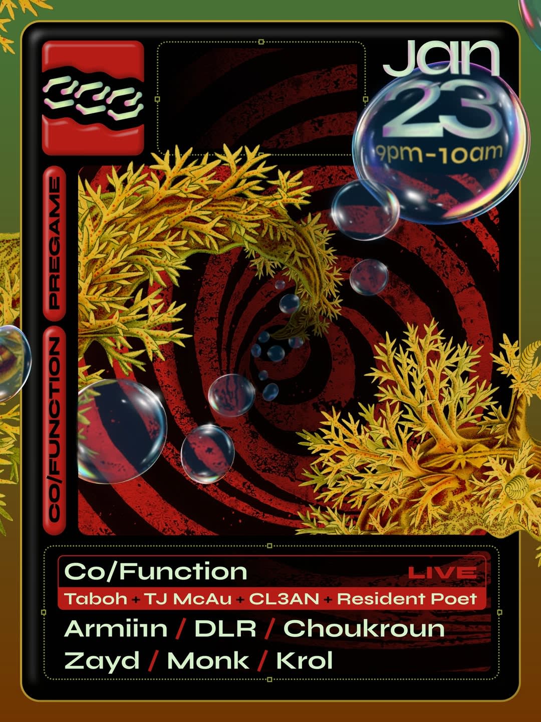 Golden Record Nyc X Pregame X Co/Function