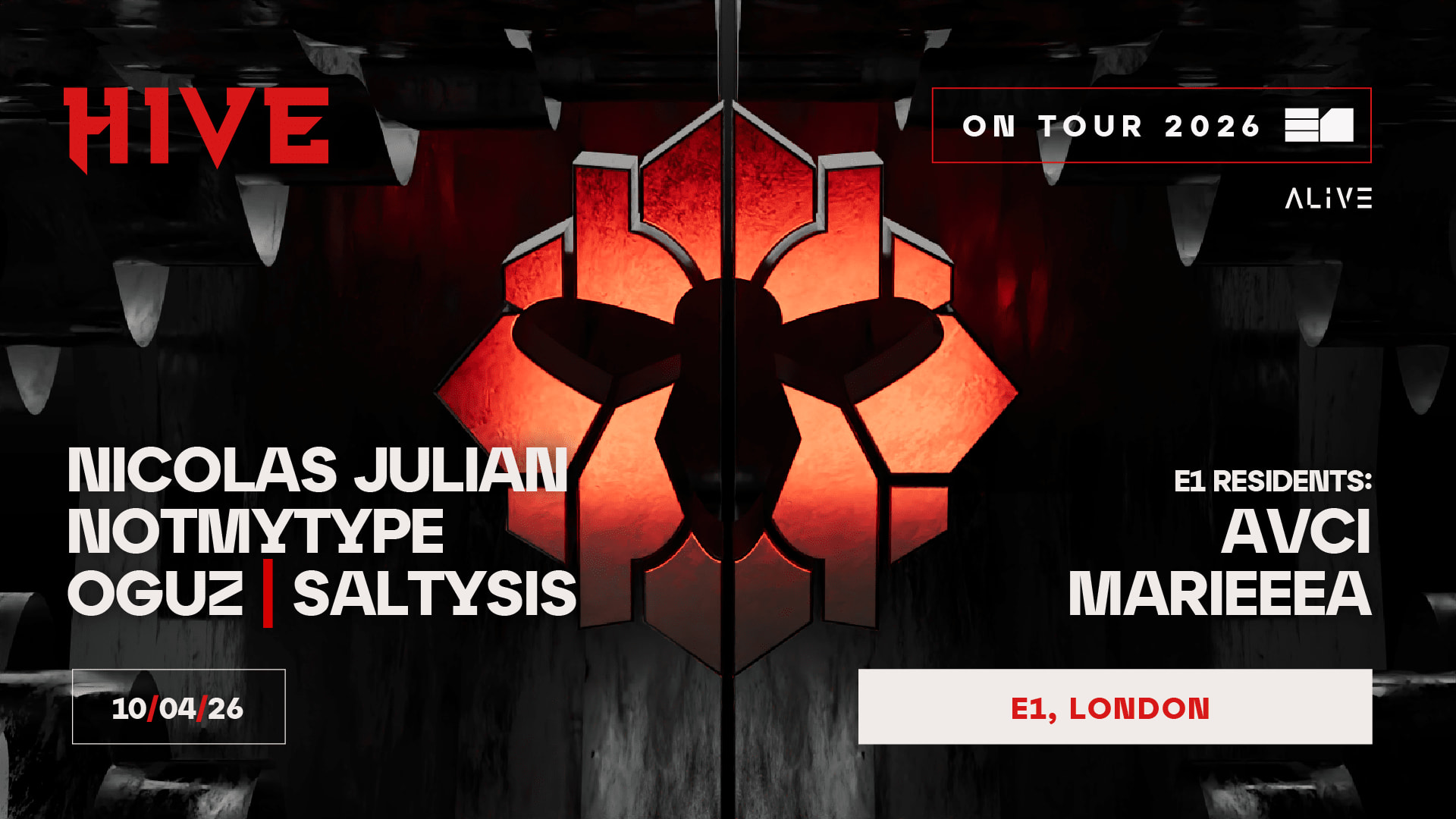 Hive: Nicolas Julian, Notmytype, Oguz, Saltysis