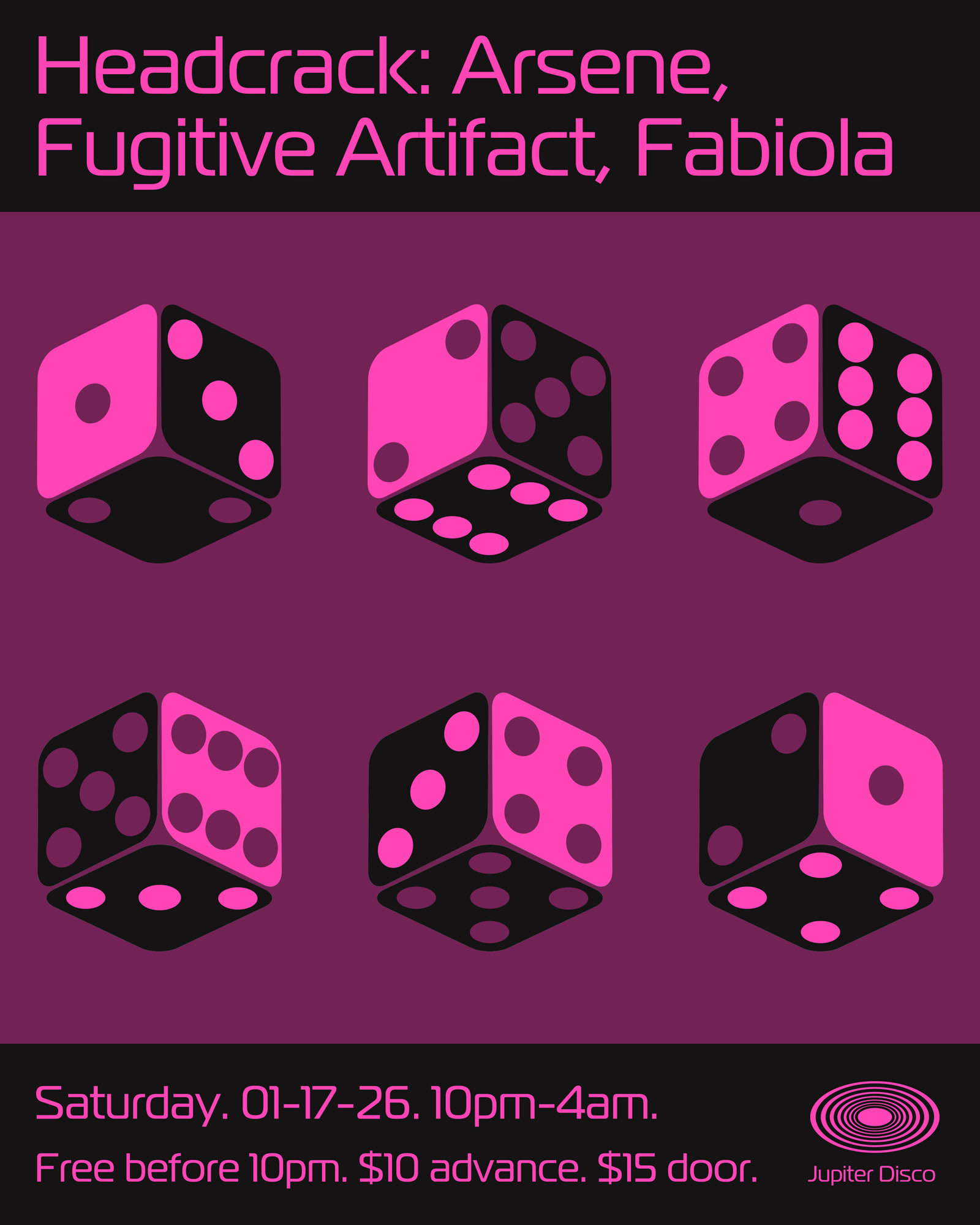 Headcrack: Arsene , Fugitive Artifact, Fabiola