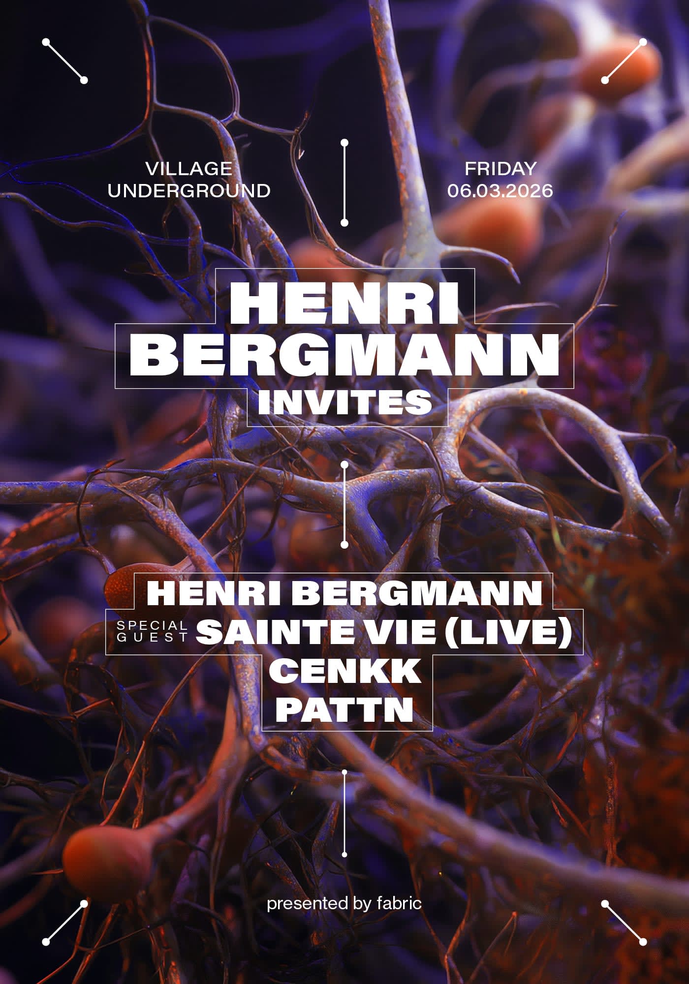 Henri Bergmann Invites: Sainte Vie (Live), Cenkk, Pattn