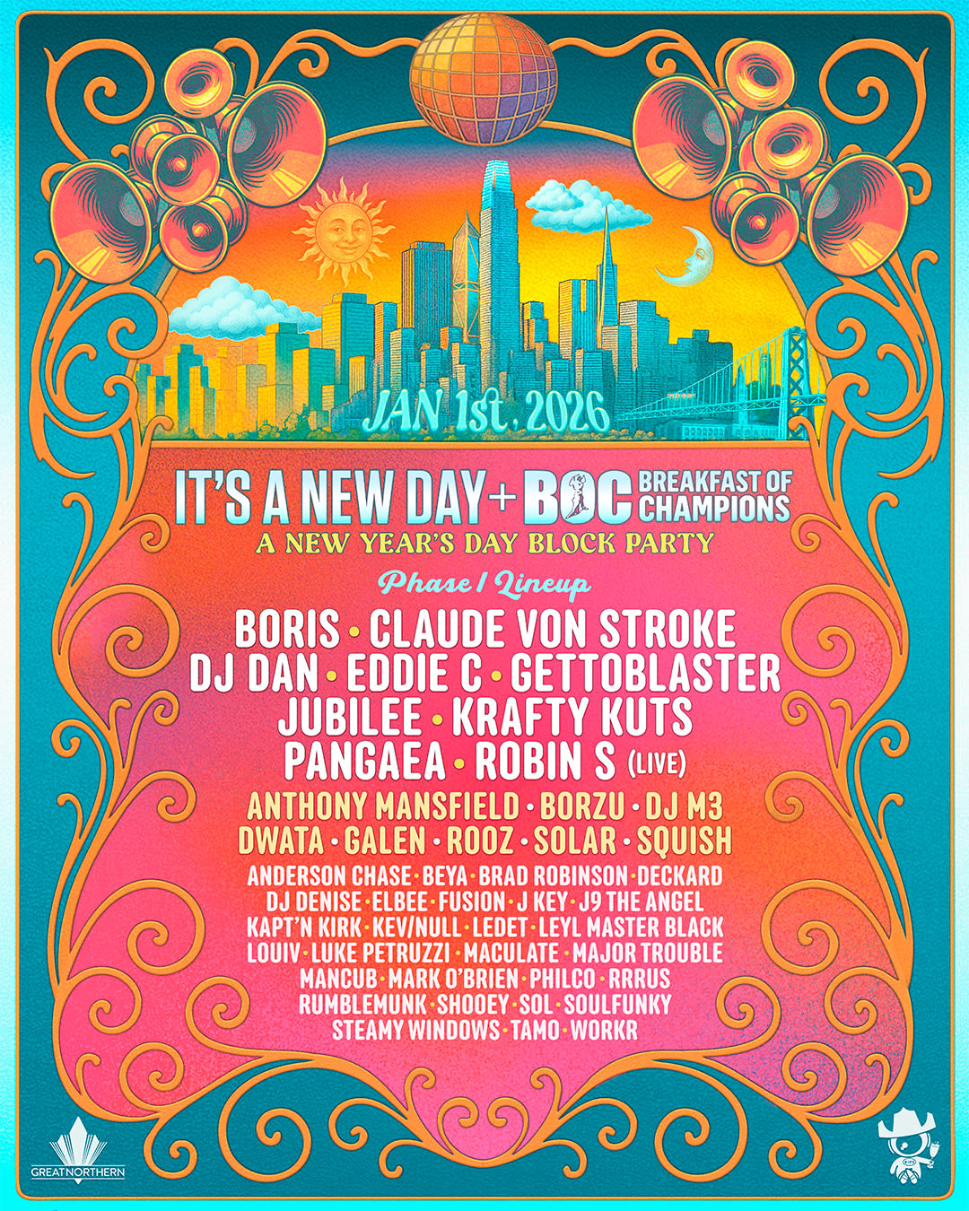 It's A New Day And Breakfast Of Champions 2026 Block Party