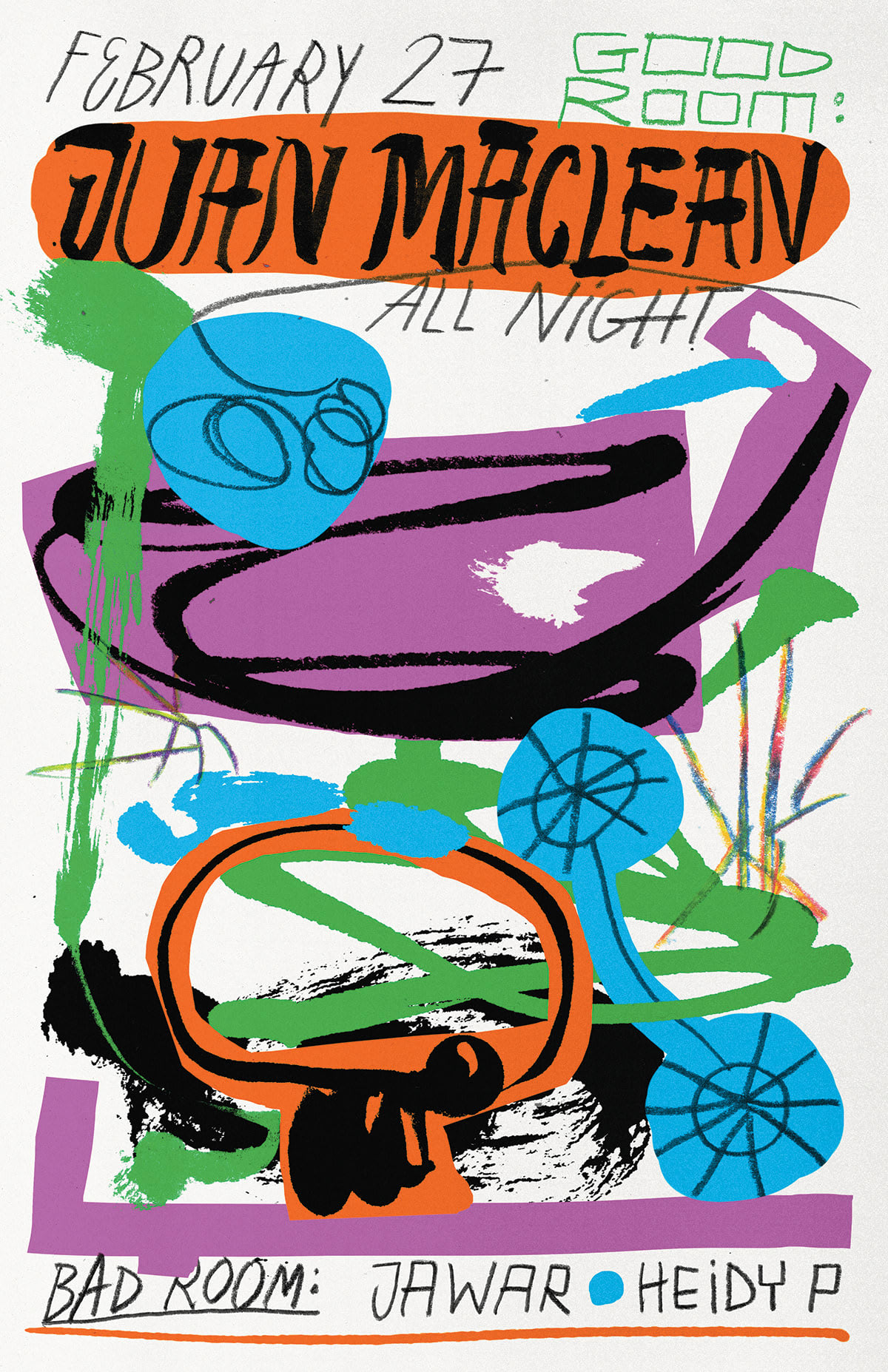 Juan Maclean (All Night), Jawar, Heidy P