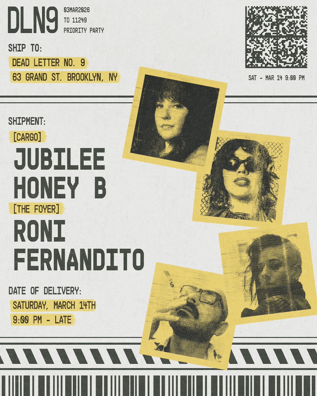 Jubilee, Honey B, Roni, Fernandito - Dead Letter No.9