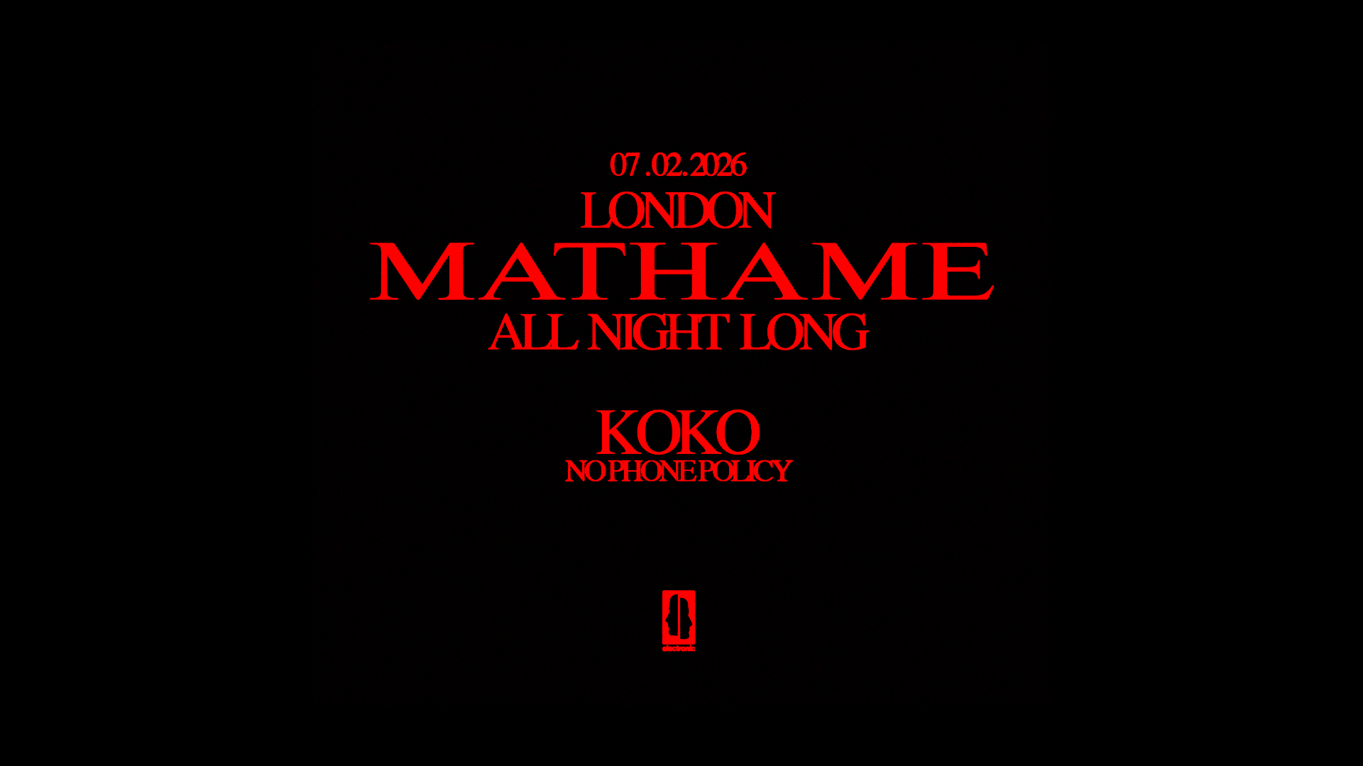 Koko Electronic: Mathame (All Night Long)