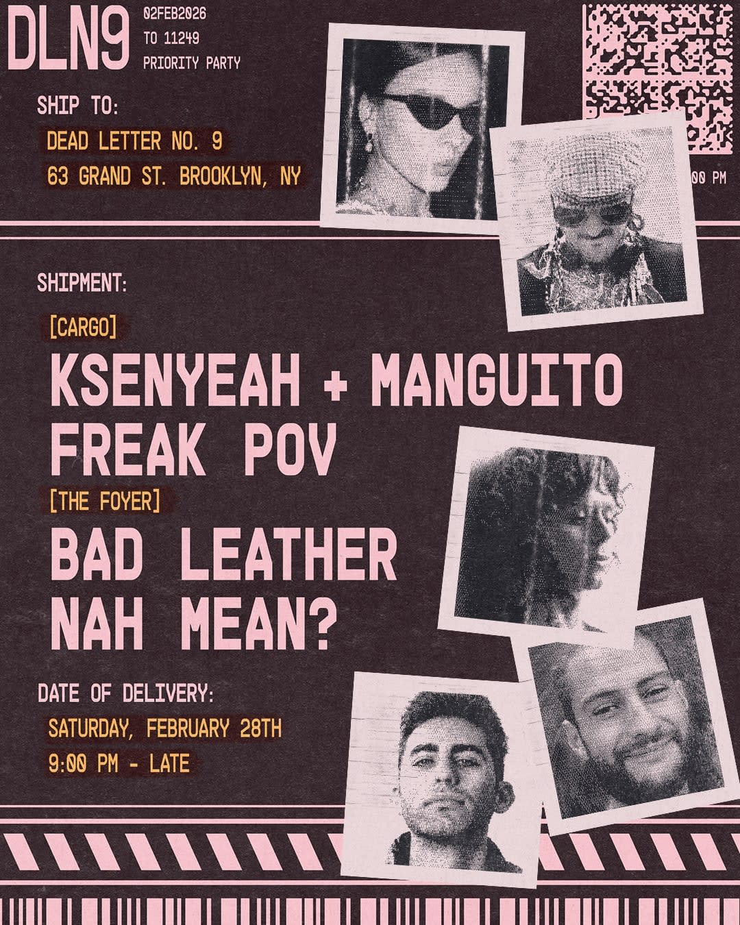 Ksenyeah, Manguito, Freak Pov, Bad Leather, Nah Mean - Dead Letter No.9